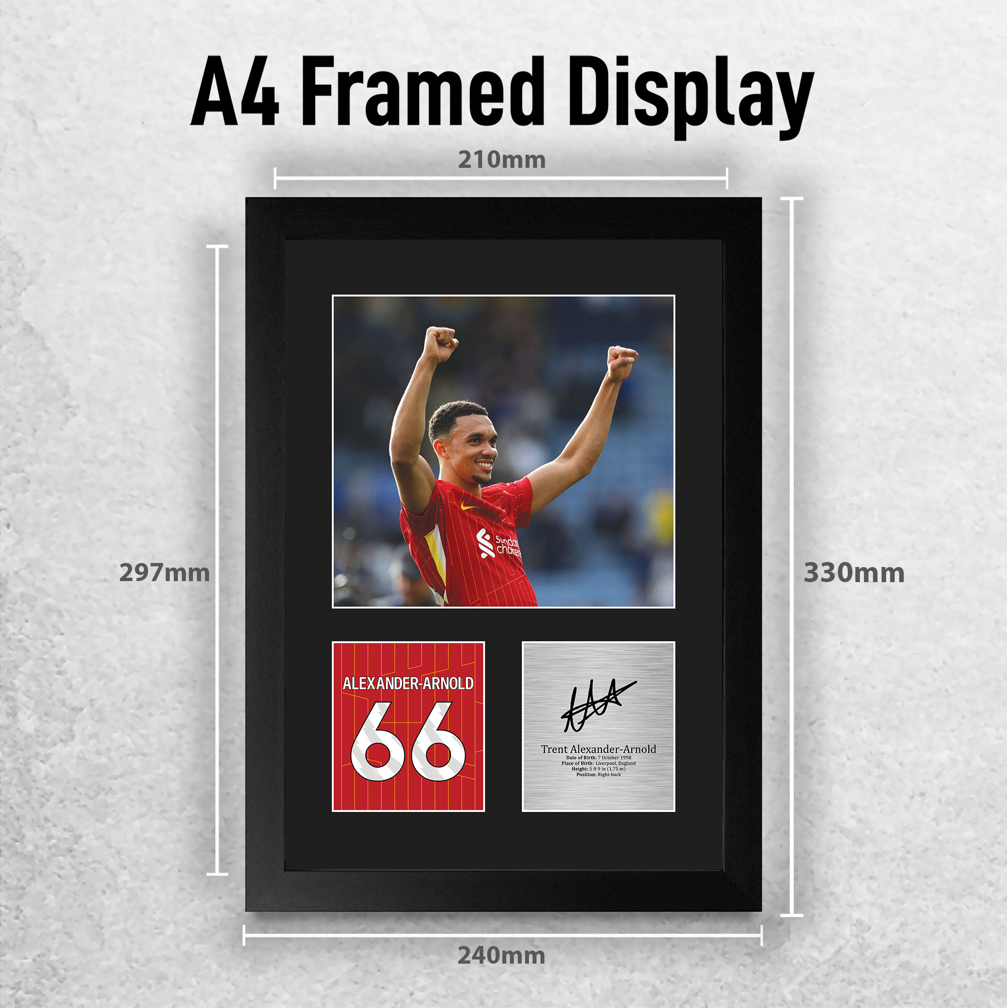 Trent Alexander-Arnold Signed Printed Autograph Photo Memorabilia
