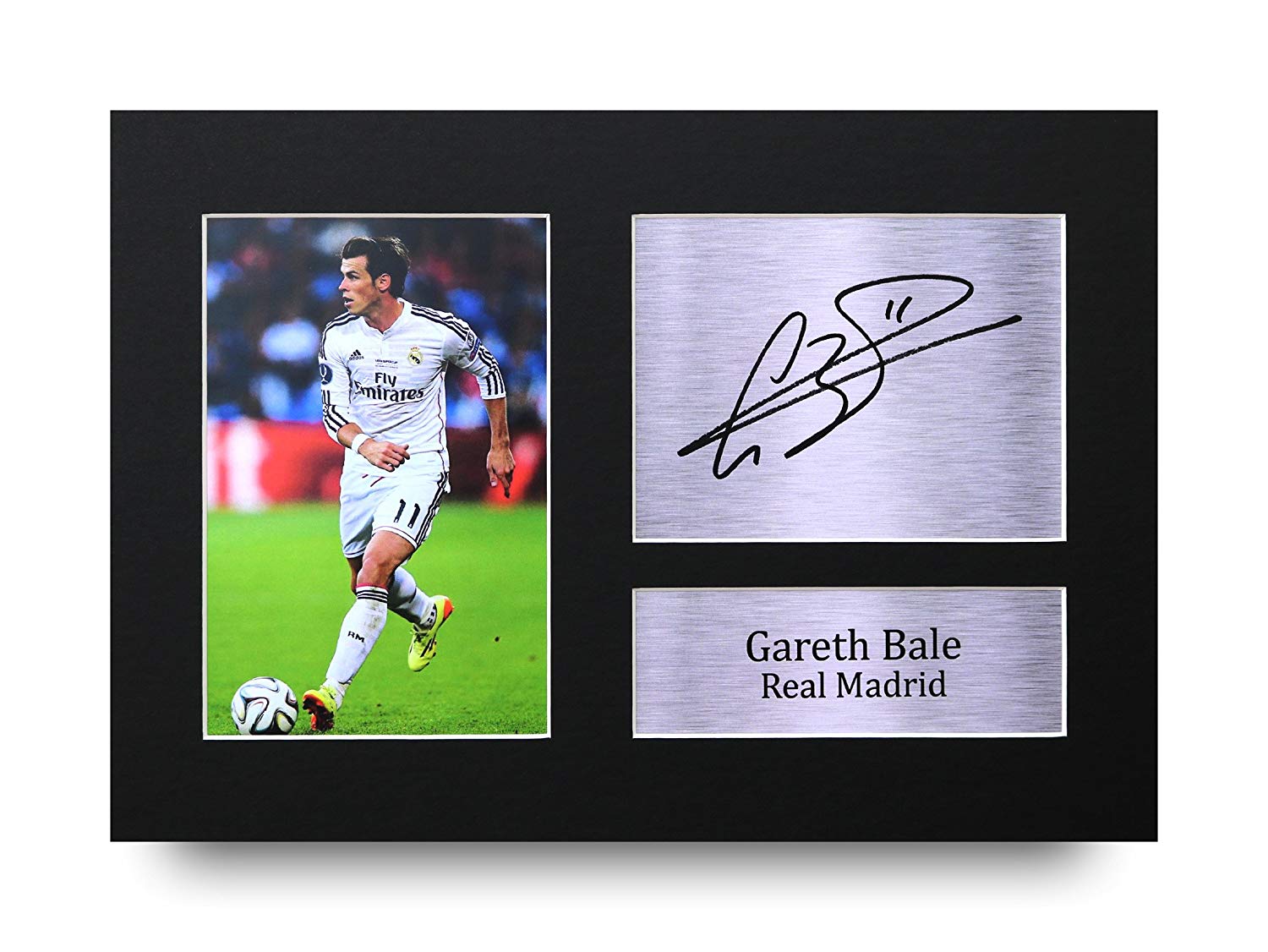 Gareth Bale Signed Pre Printed Autograph Photo Gift For a Real Madrid