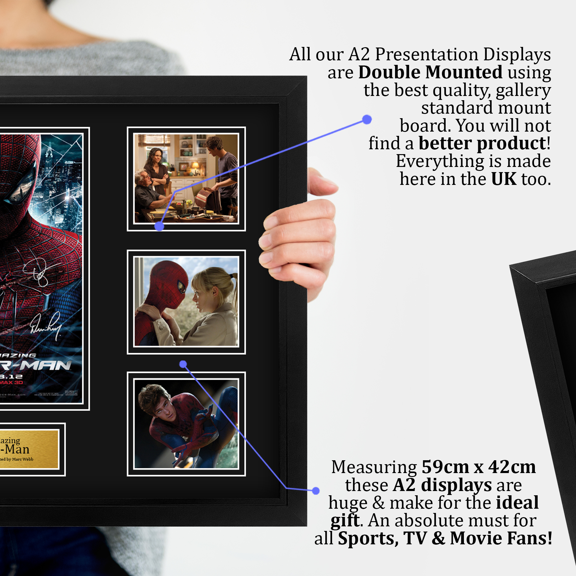 Amazing Spider-Man 1 Cool Gift Idea Printed Poster Framed Picture for Movie Fans - Picture 26 of 29