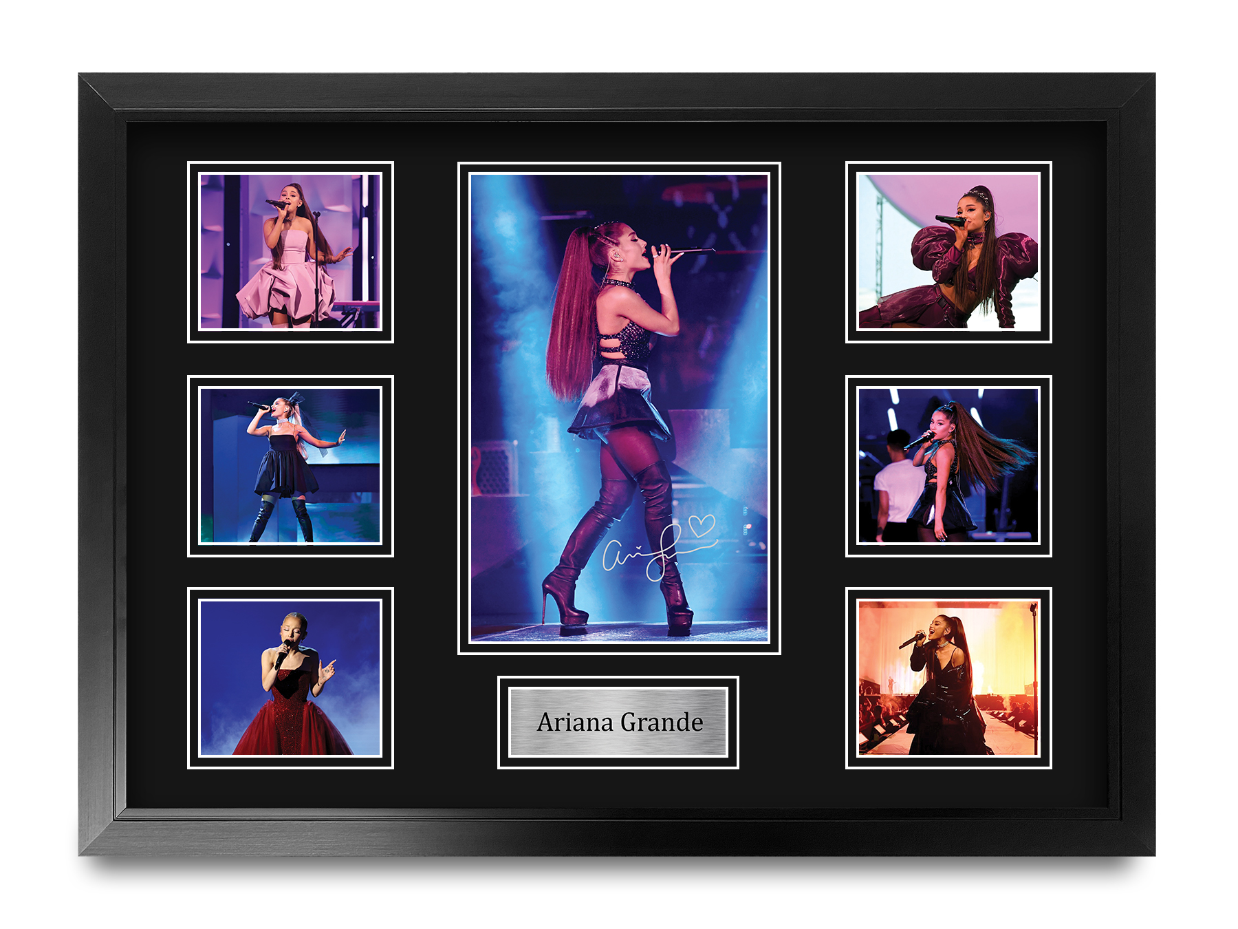 Ariana Grande Signed A4 Framed Printed Autograph Poster Print