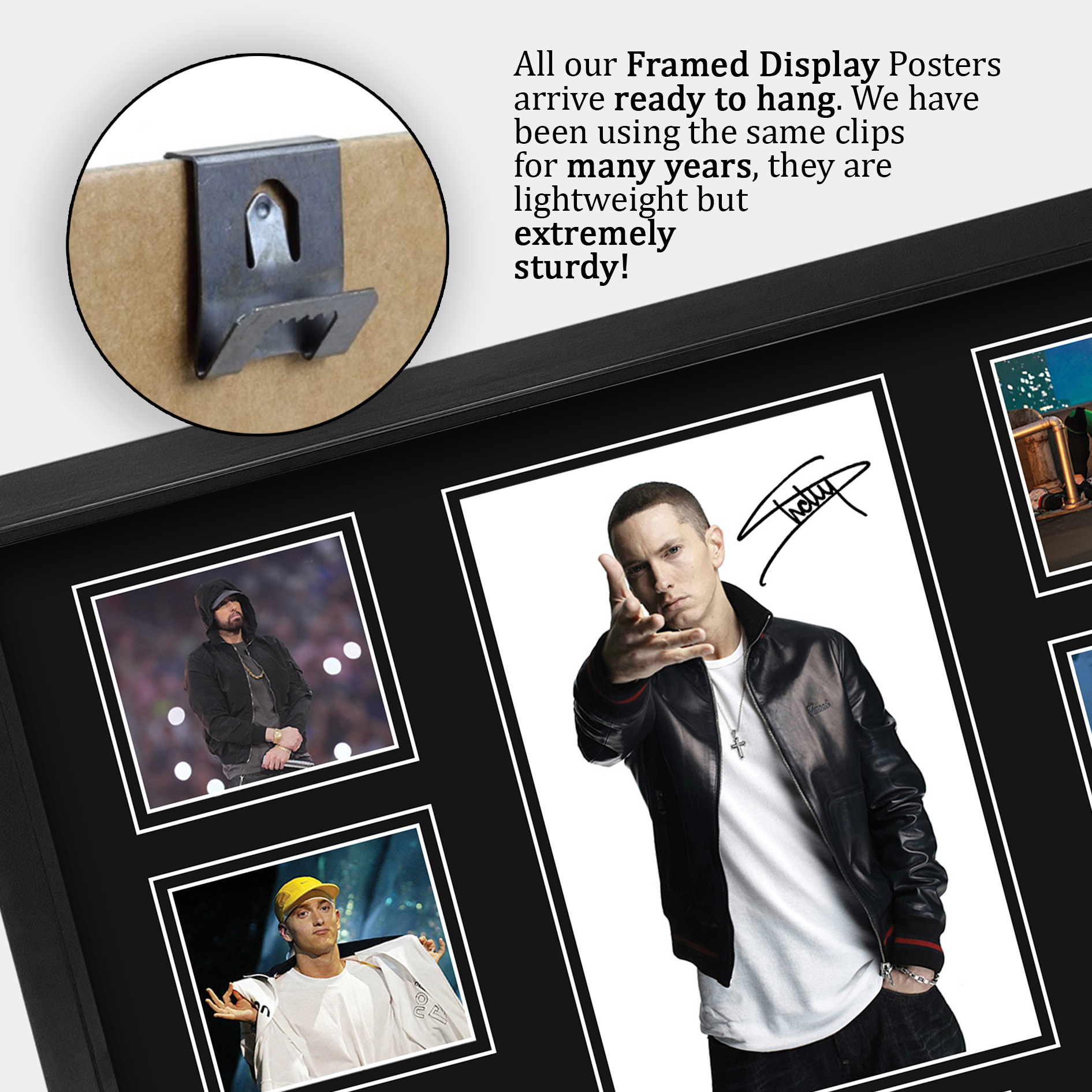 SALE】エミネム 直筆サインPhoto Eminem Signed A4 Framed Printed