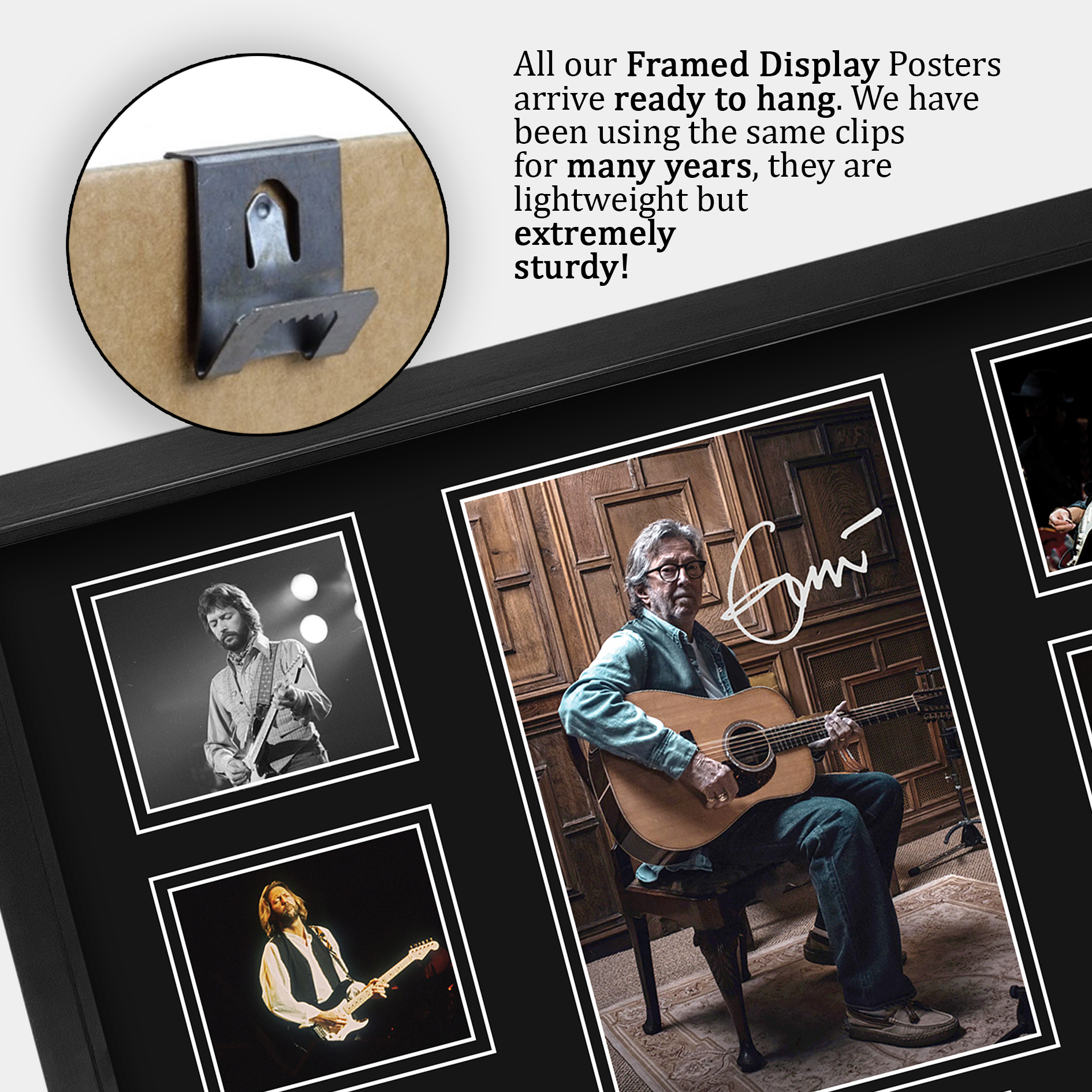 Eric Clapton Signed Pre Printed Autograph A4 Photo Gift For a Rock