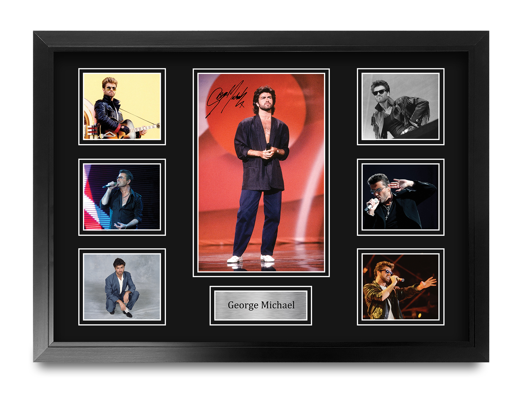 George Michael Signed Pre Printed Autograph A4 Photo Gift For a Pop Fan - Bild 25 von 31