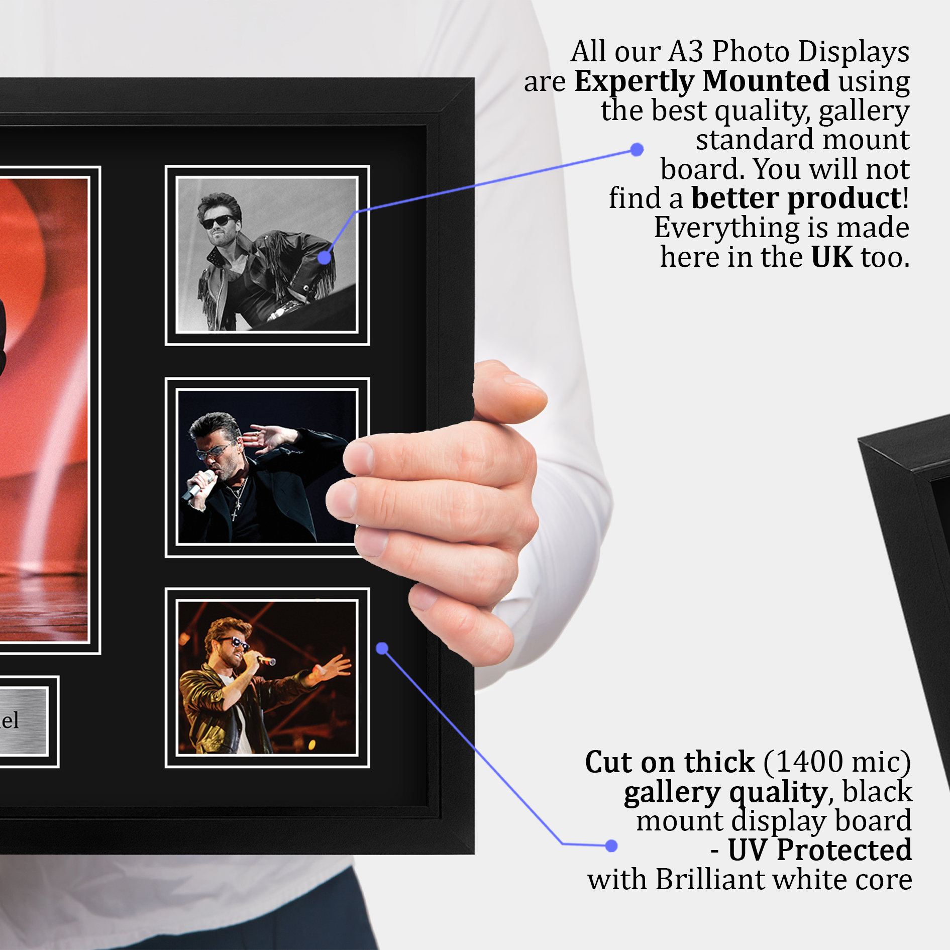 George Michael Signed Pre Printed Autograph A4 Photo Gift For a Pop Fan - Bild 28 von 31