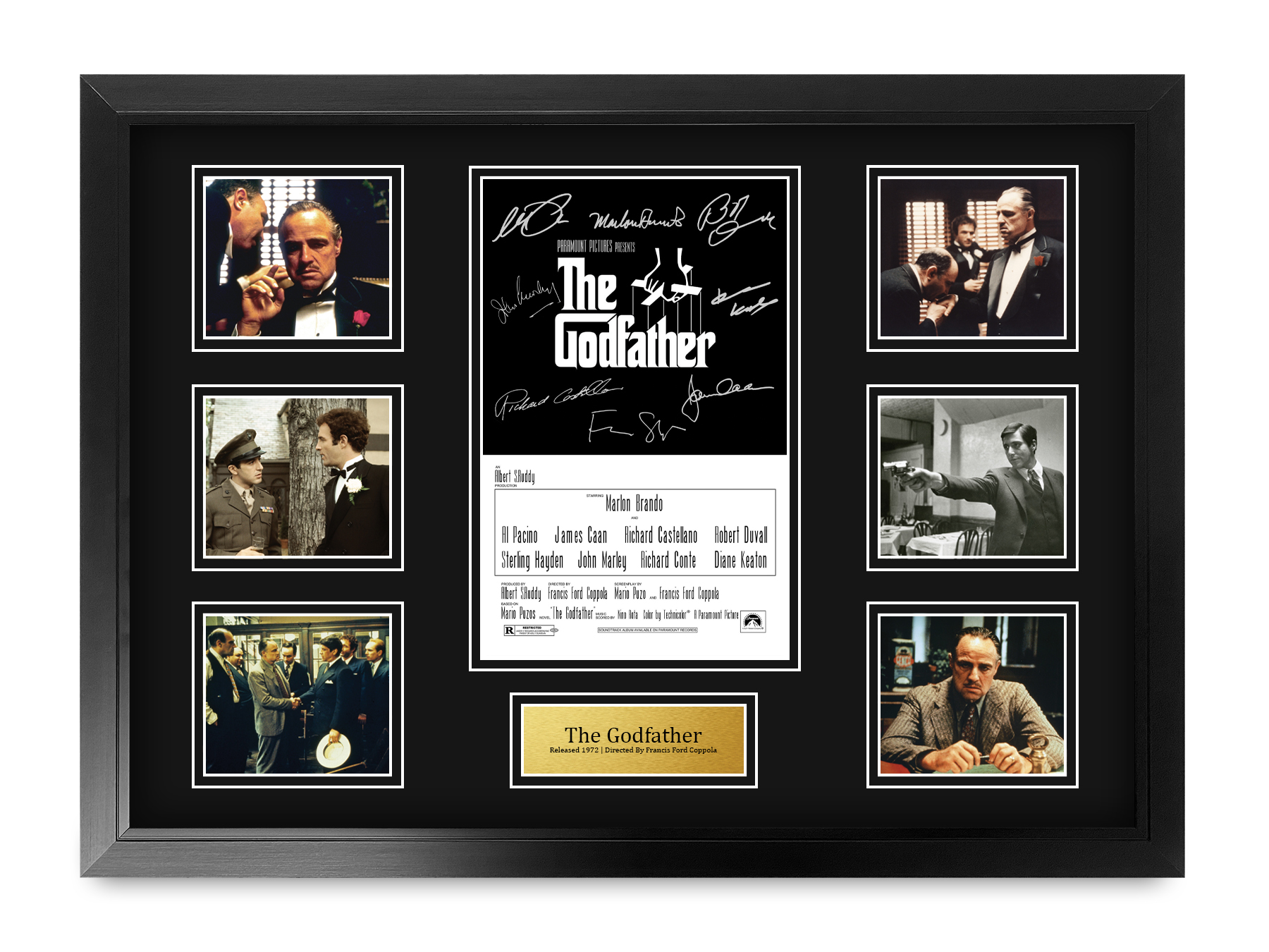 The Godfather Excellent Gift Idea Framed Autograph Picture Print to Movie Fans - Picture 37 of 57