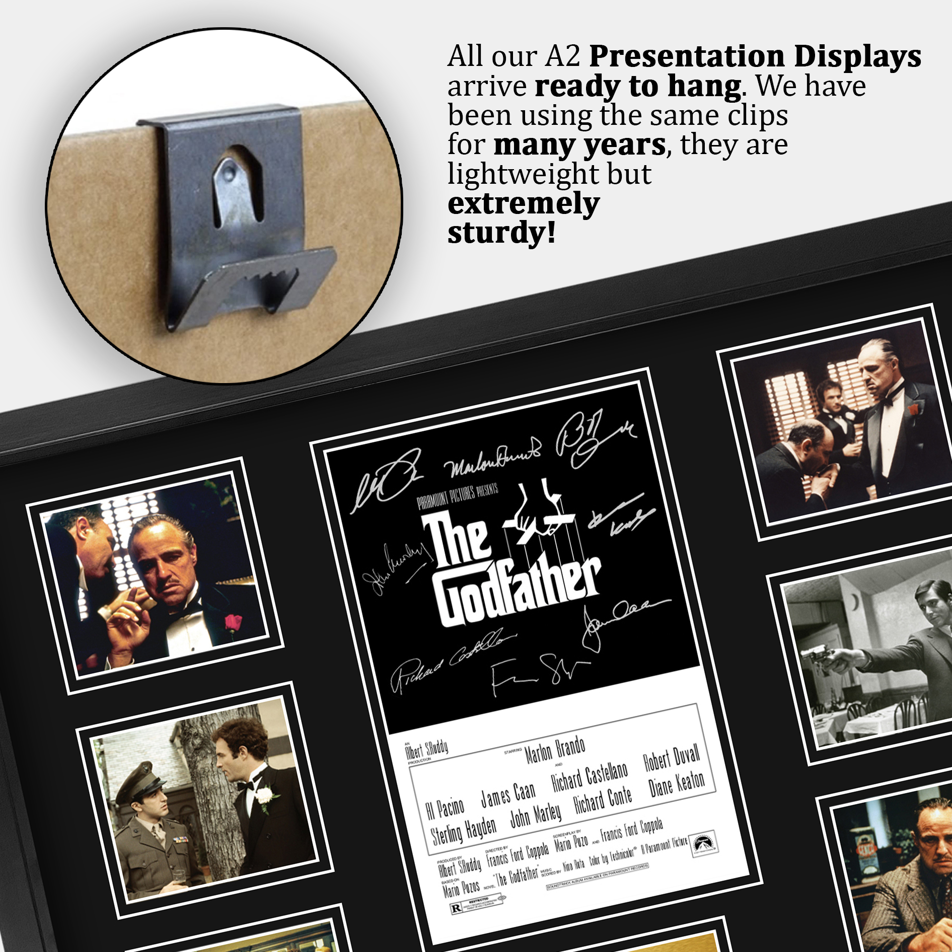 The Godfather Excellent Gift Idea Framed Autograph Picture Print to Movie Fans - Picture 41 of 57