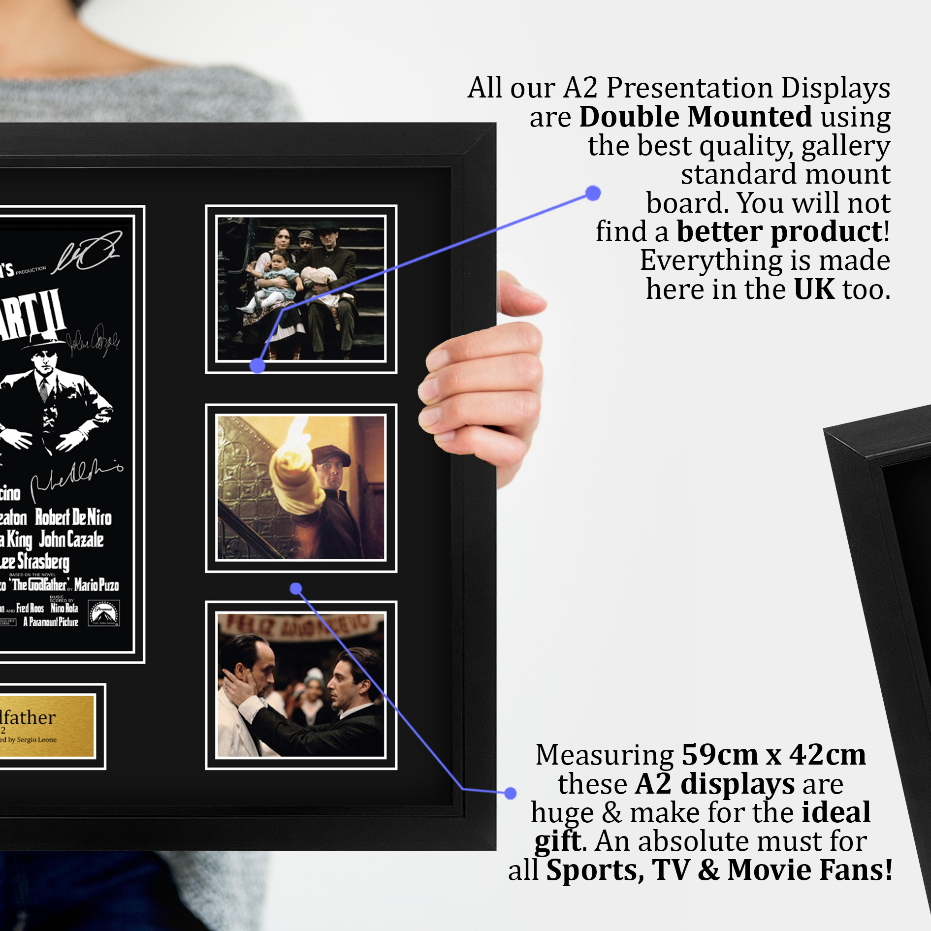 The Godfather Excellent Gift Idea Framed Autograph Picture Print to Movie Fans - Picture 47 of 57