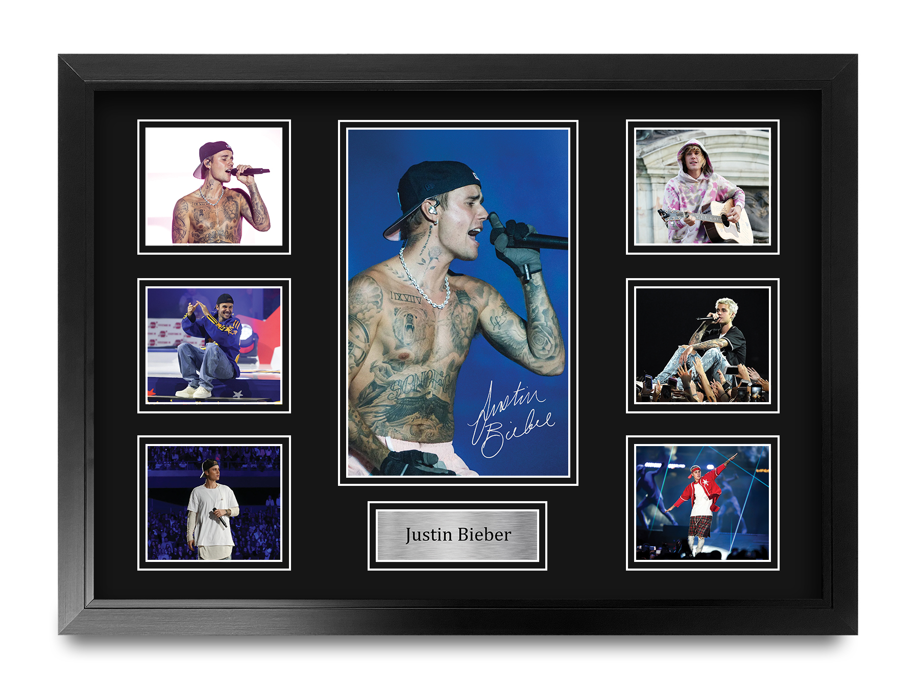 Justin Bieber Signed Pre Printed Autograph A4 Photo Gift For a Pop