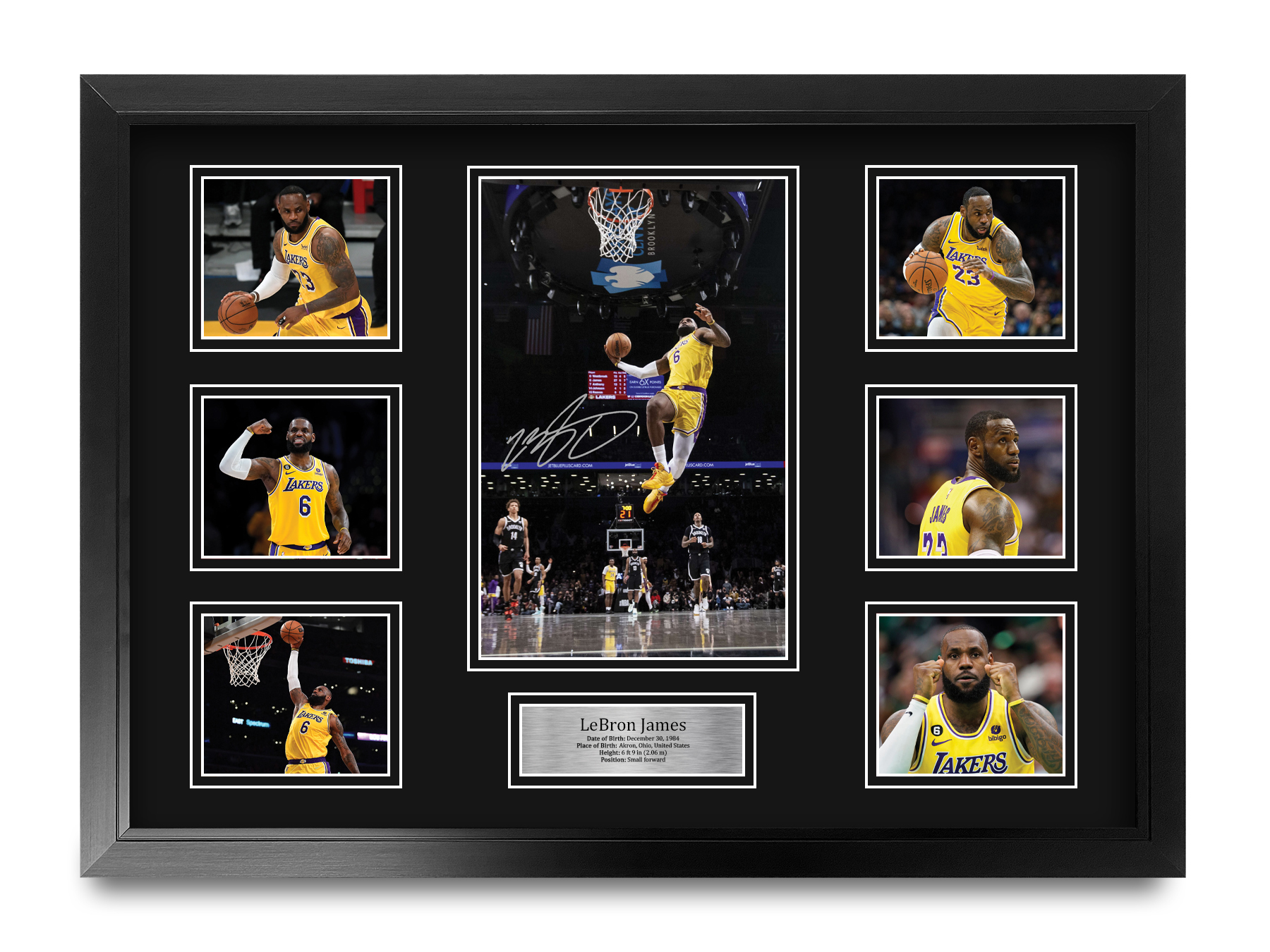 Poster LeBron James A4 Autografato – Stampa Di Qualità, Senza Cornice, Ideale Per Appassionati Cleveland Cavaliers E Regalo Basket