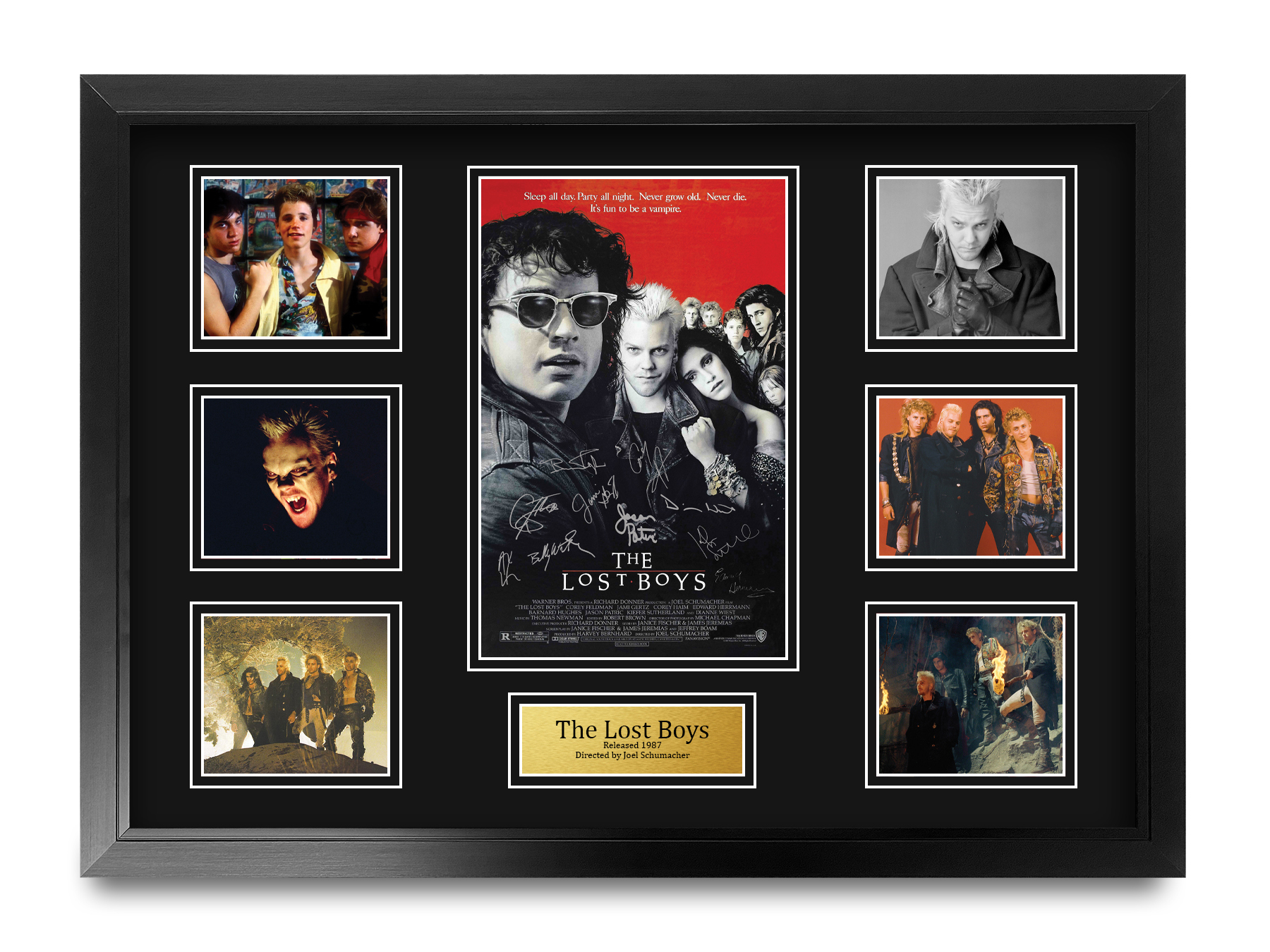Lost Boys Ideal Gift Printed Framed Autograph Picture to Movie Memorabilia Fans - Picture 23 of 45
