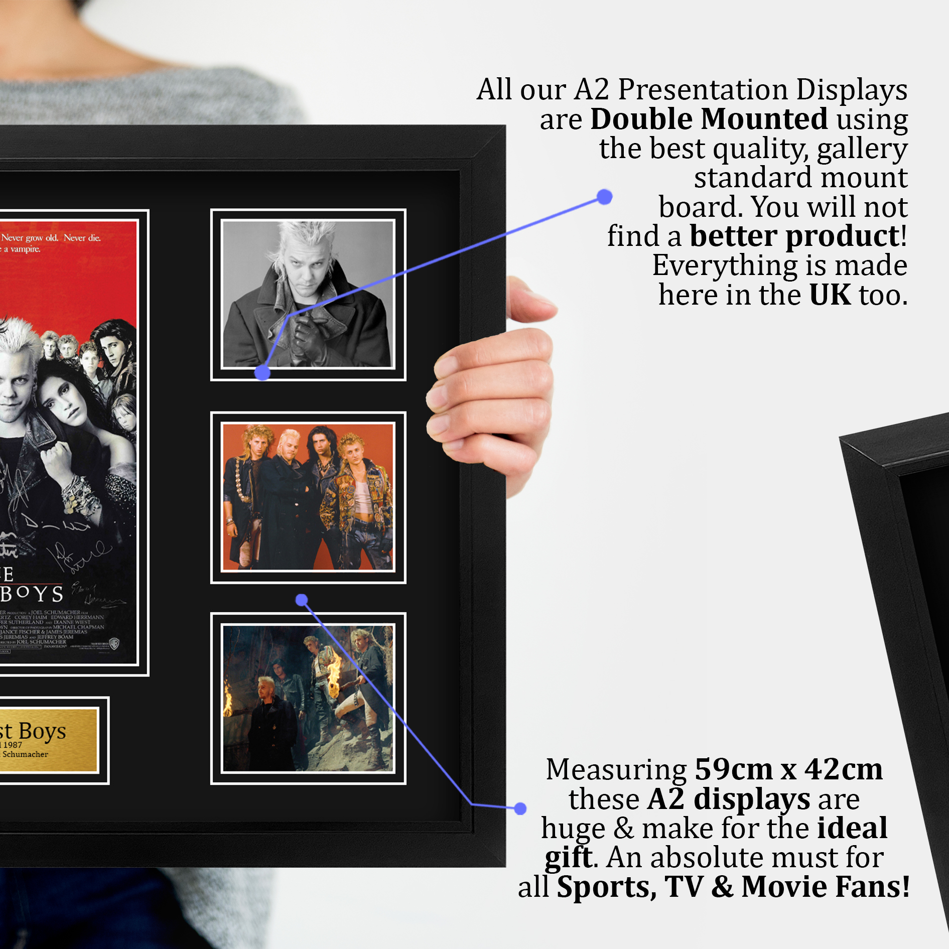 Lost Boys Ideal Gift Printed Framed Autograph Picture to Movie Memorabilia Fans - Picture 26 of 45