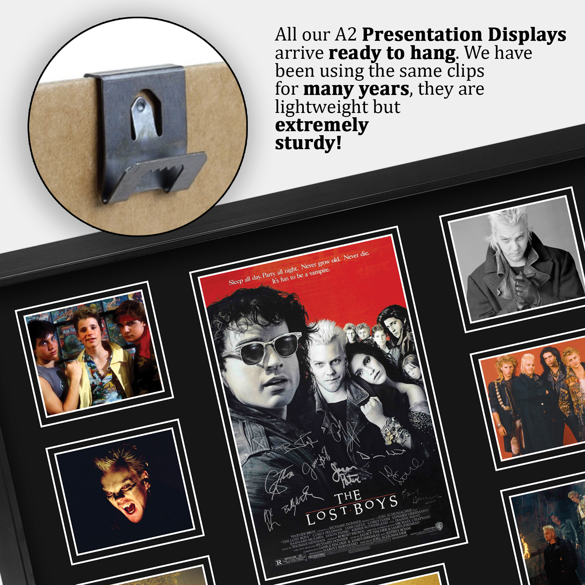 Lost Boys Ideal Gift Printed Framed Autograph Picture to Movie Memorabilia Fans - Picture 27 of 45