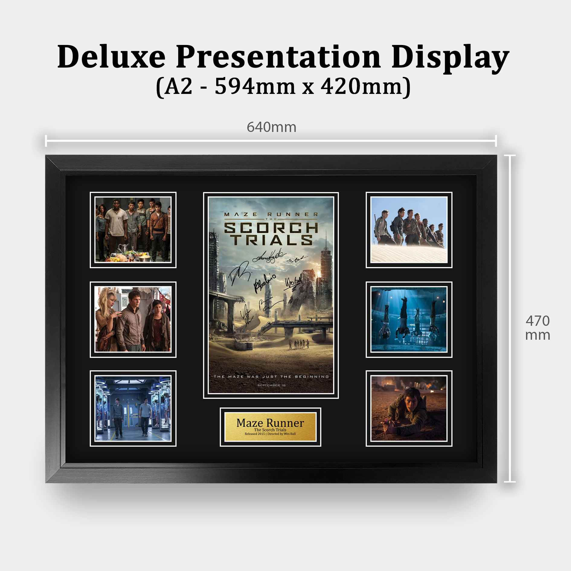 The Maze Runner Excellent Gift Idea Printed Poster Framed Picture for Movie Fans - Picture 10 of 57