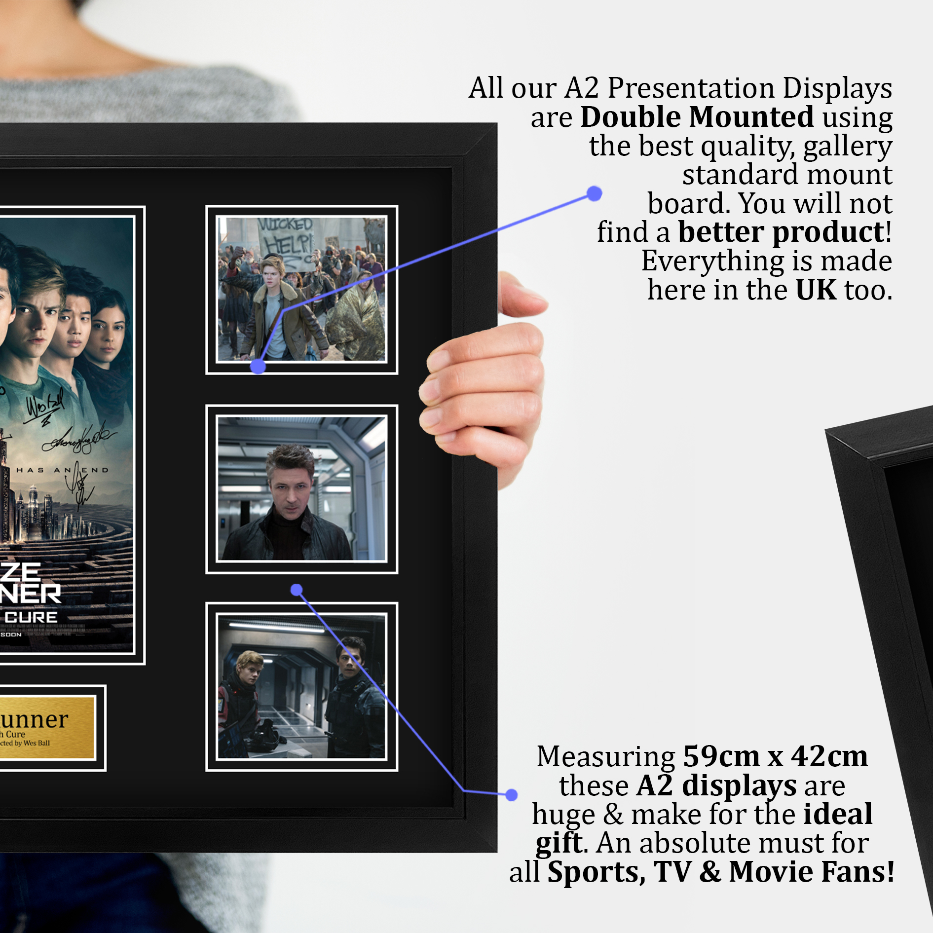 The Maze Runner Excellent Gift Idea Printed Poster Framed Picture for Movie Fans - Picture 5 of 57