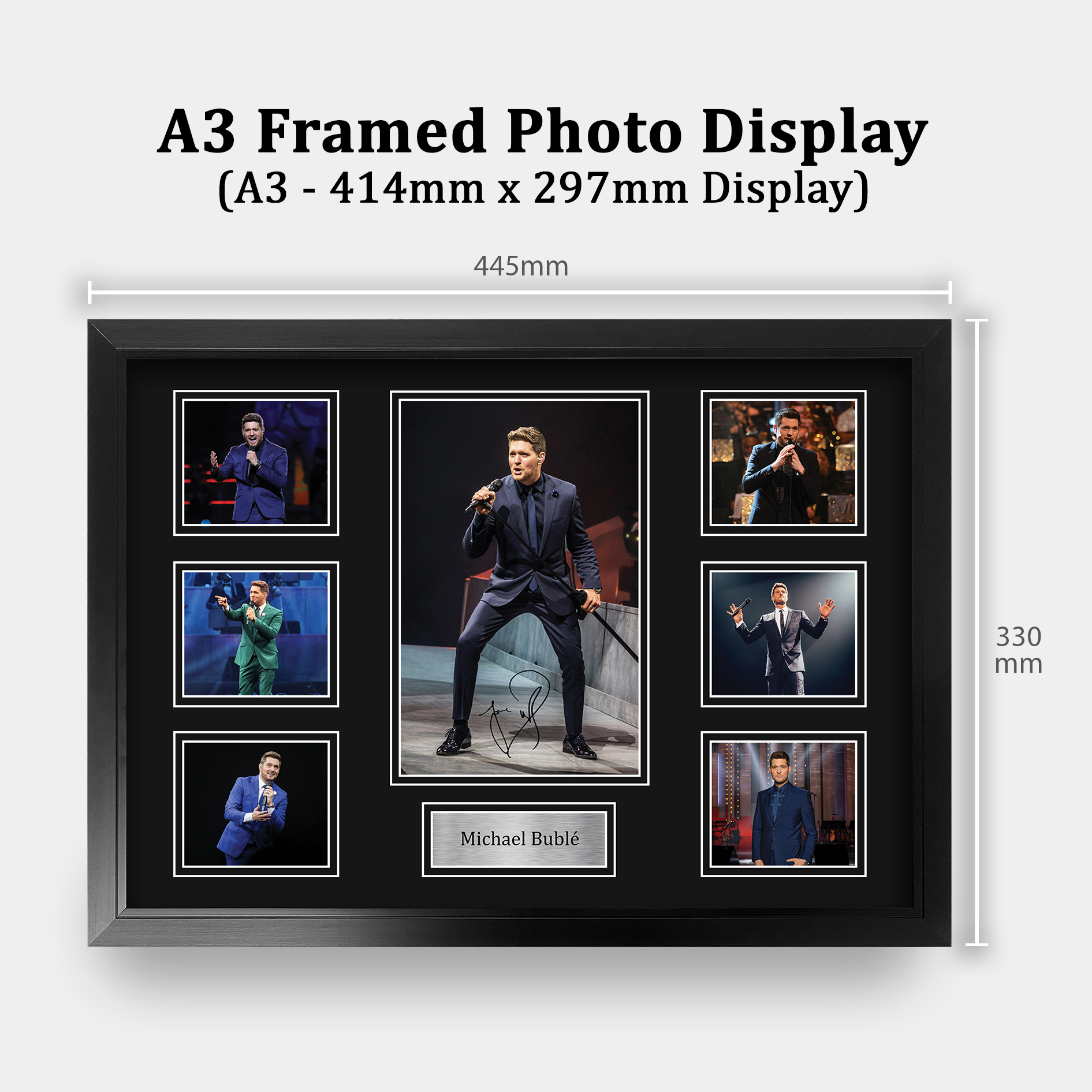 Michael Buble Signed Pre Printed Autograph A4 Photo Gift For a Jazz Fan - Bild 26 von 31