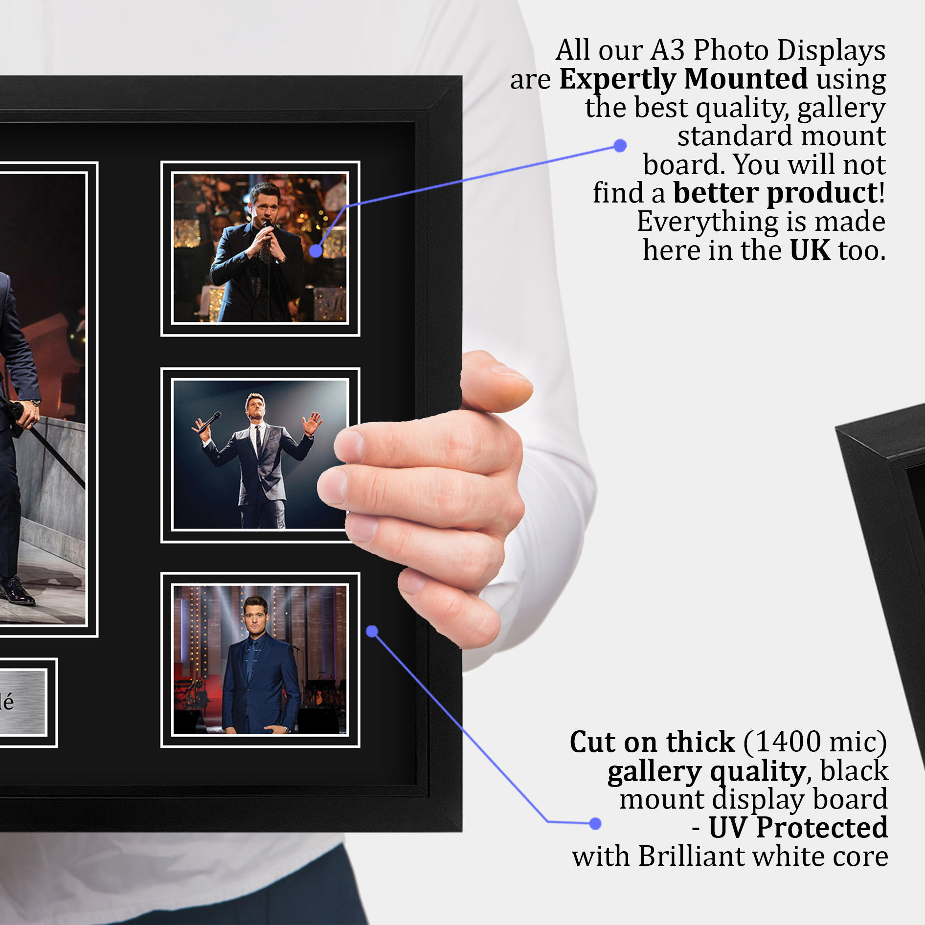 Michael Buble Signed Pre Printed Autograph A4 Photo Gift For a Jazz Fan - Bild 28 von 31