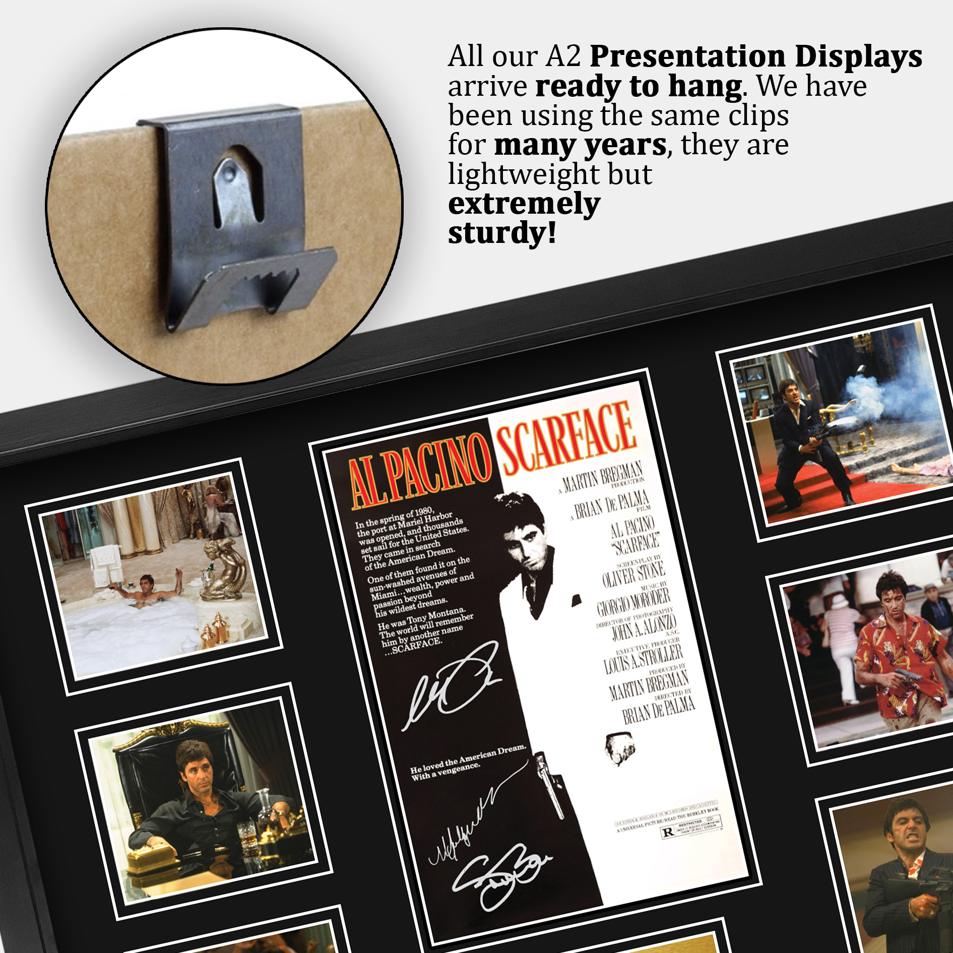 Scarface Ideal Gift Printed Framed Autograph Picture to Movie Memorabilia Fans - Picture 49 of 59