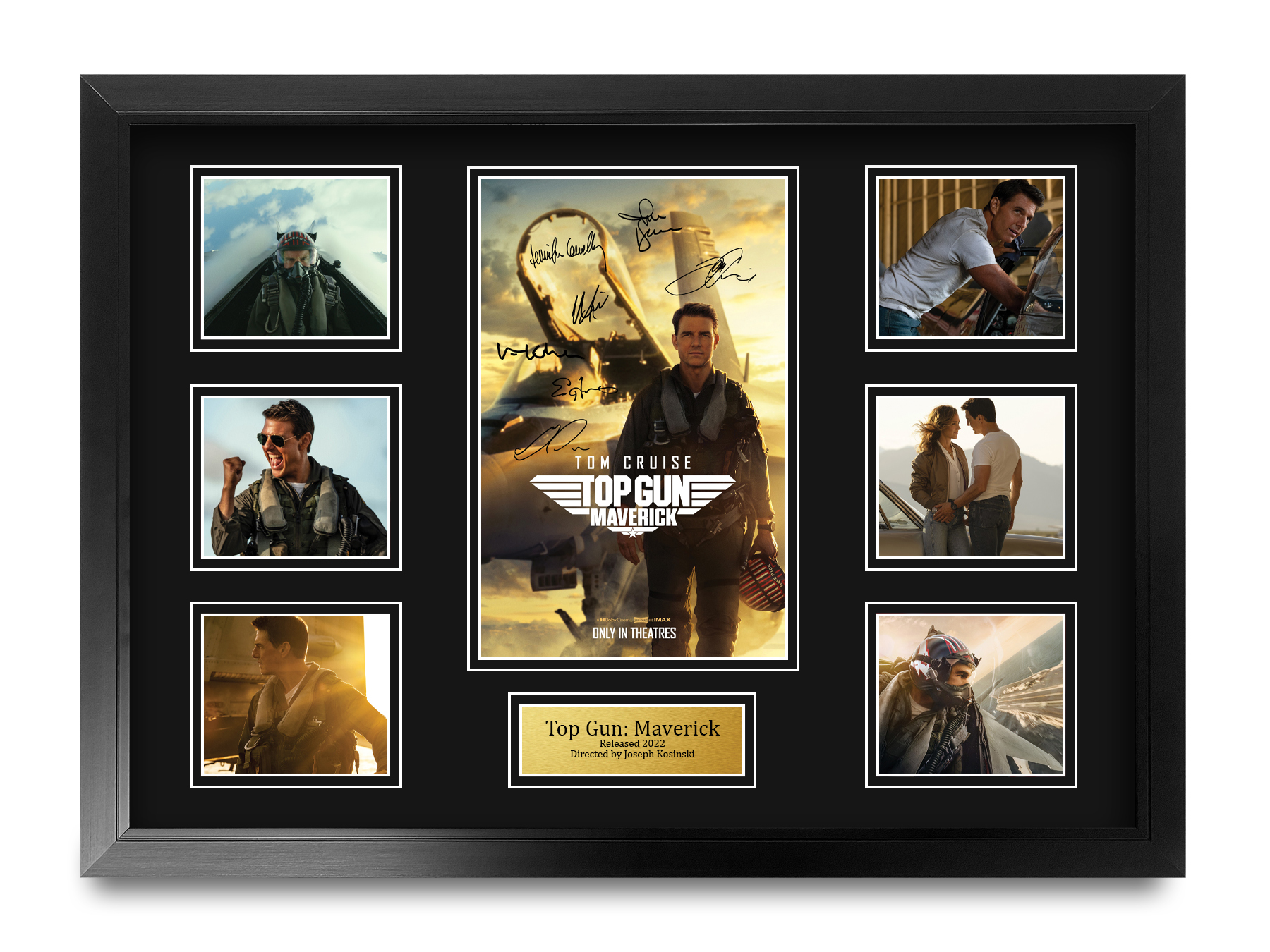 Top Gun Maverick Cool Gift Idea Framed Autograph Picture Print to Movie Fans - Picture 53 of 59