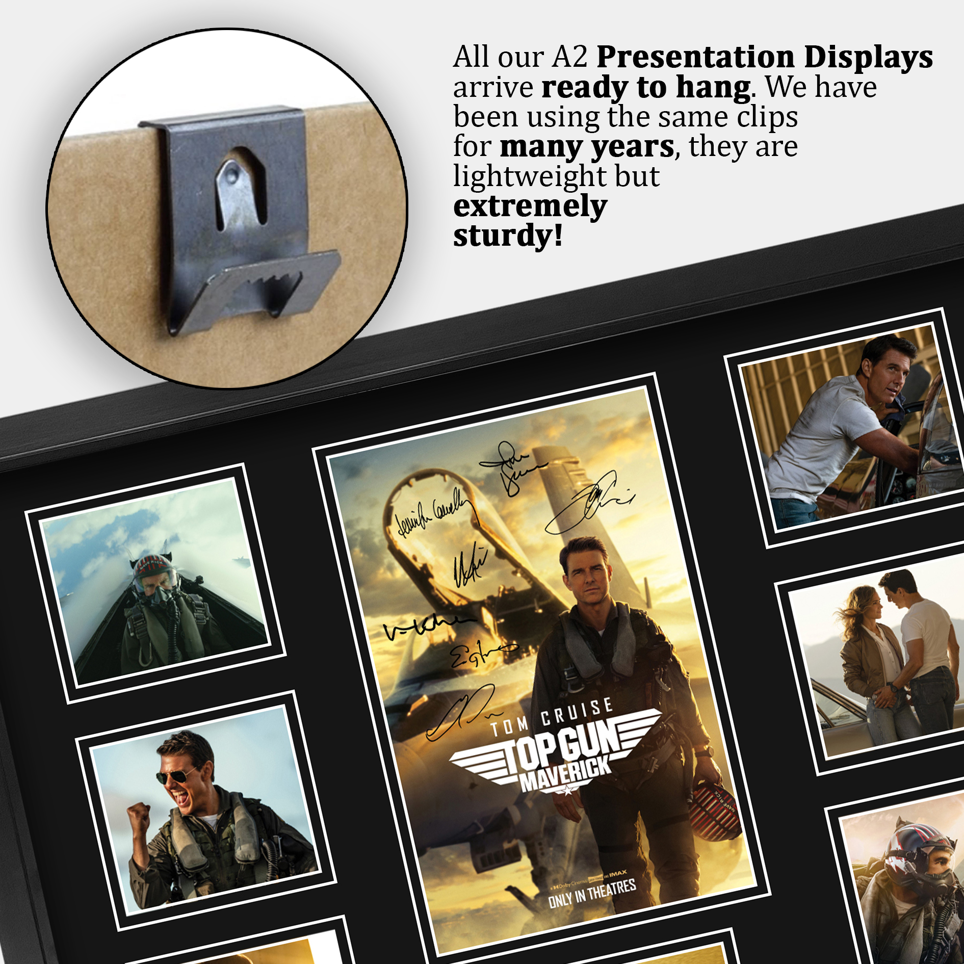 Top Gun Maverick Cool Gift Idea Framed Autograph Picture Print to Movie Fans - Picture 57 of 59