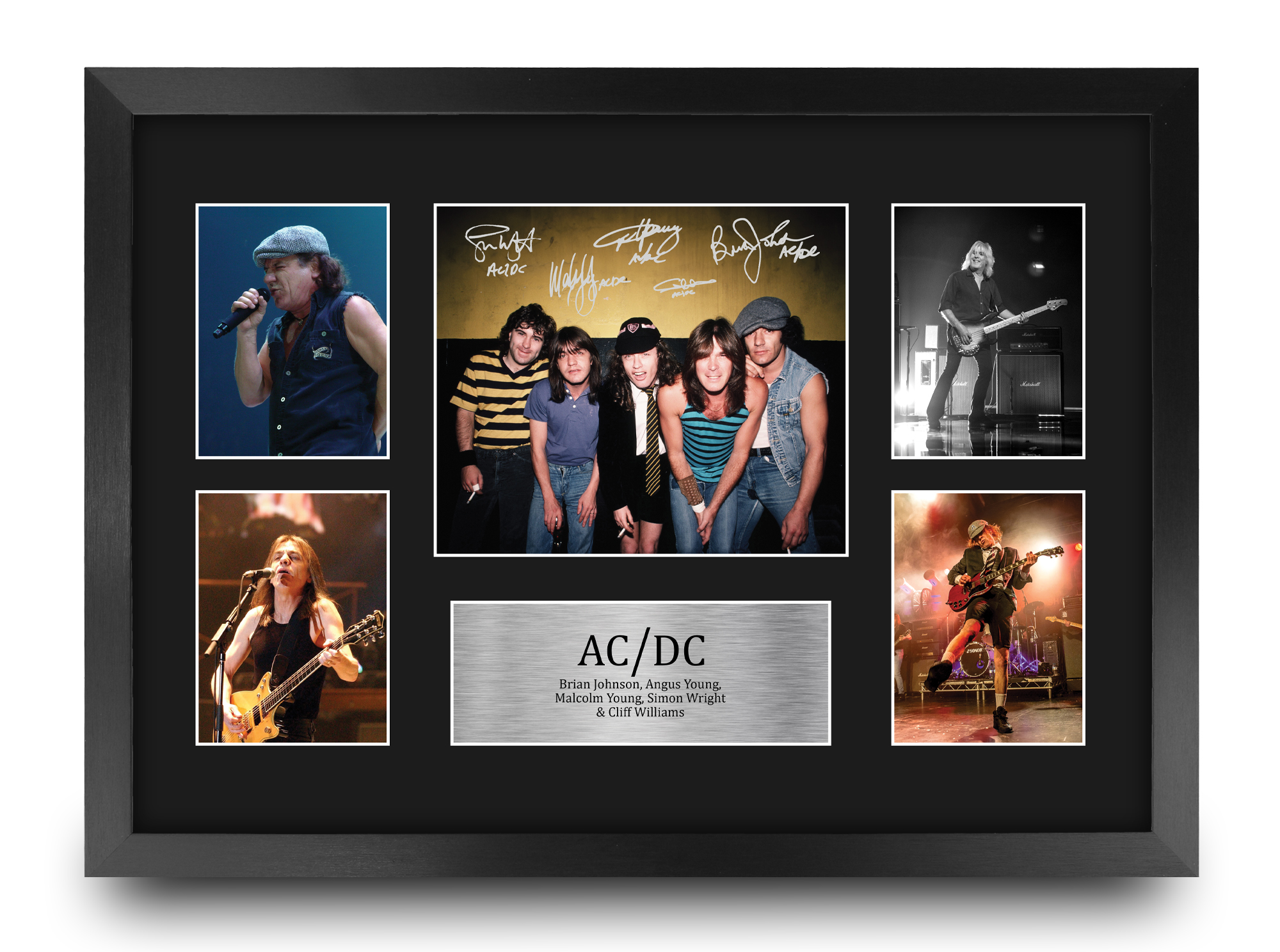Young and Johnson Signed Pre Printed Autograph A4 Photo Gift For an AC/DC Fan - Picture 27 of 33