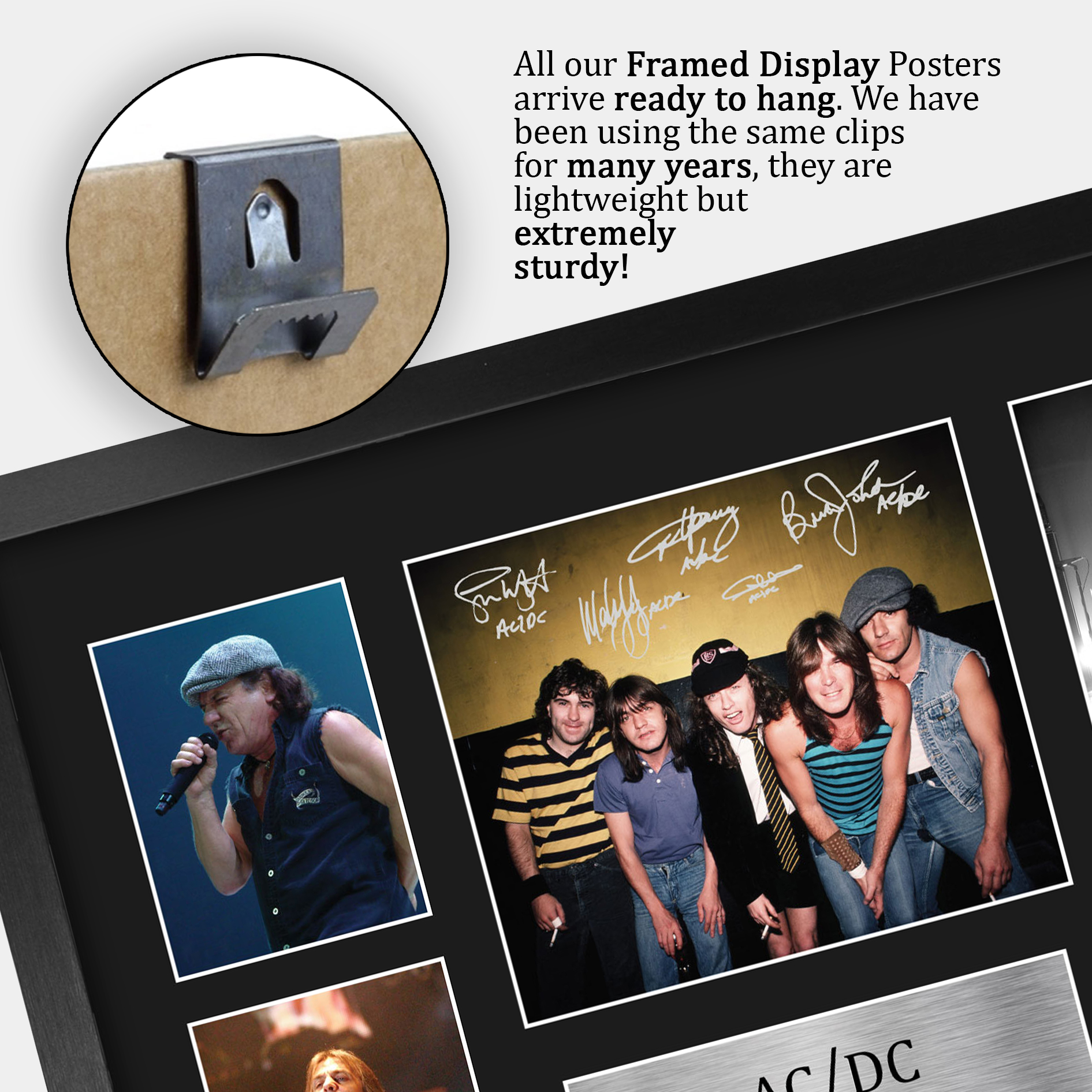 Young and Johnson Signed Pre Printed Autograph A4 Photo Gift For an AC/DC Fan - Picture 31 of 33
