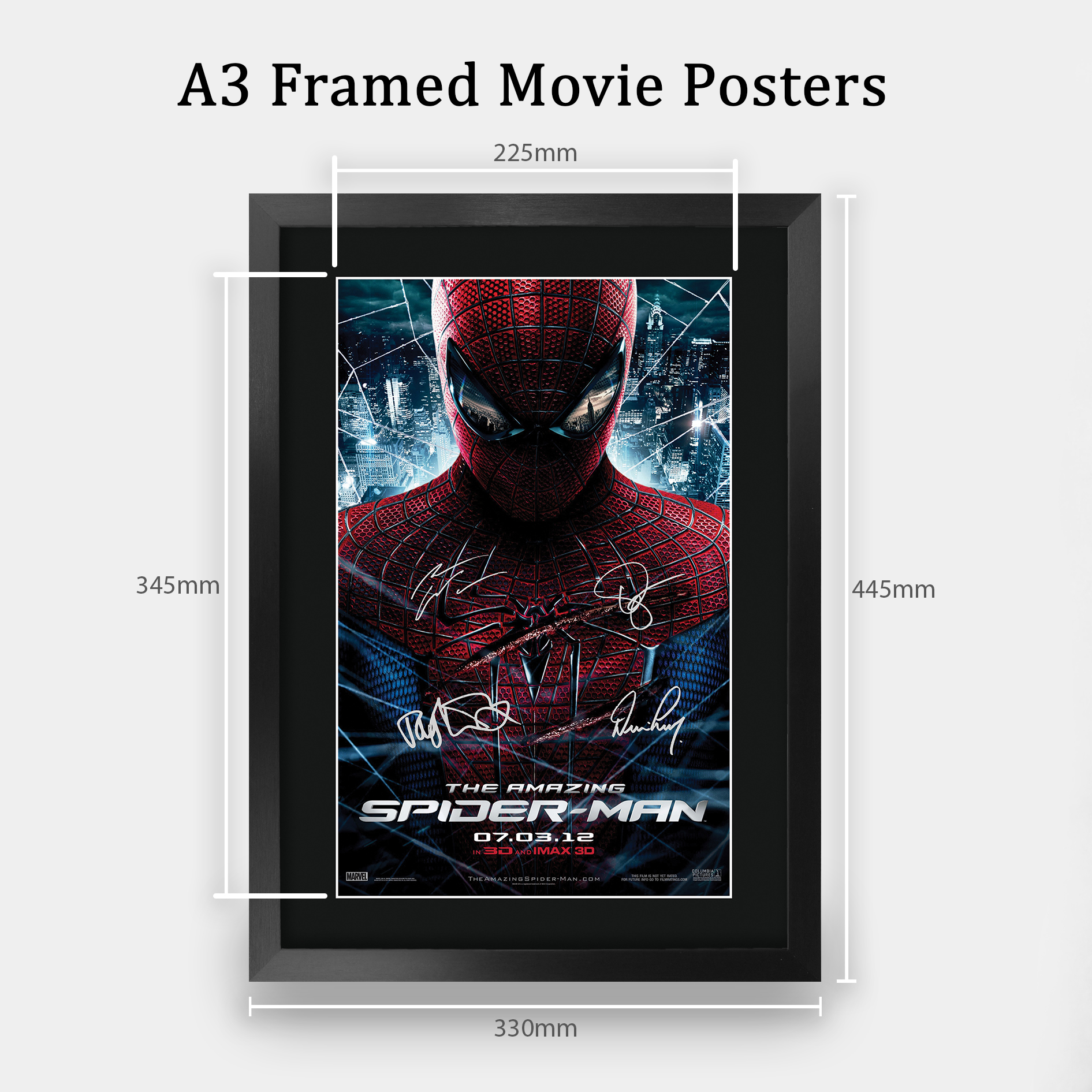 Amazing Spider-Man 1 Cool Gift Idea Printed Poster Framed Picture for Movie Fans - Picture 10 of 29