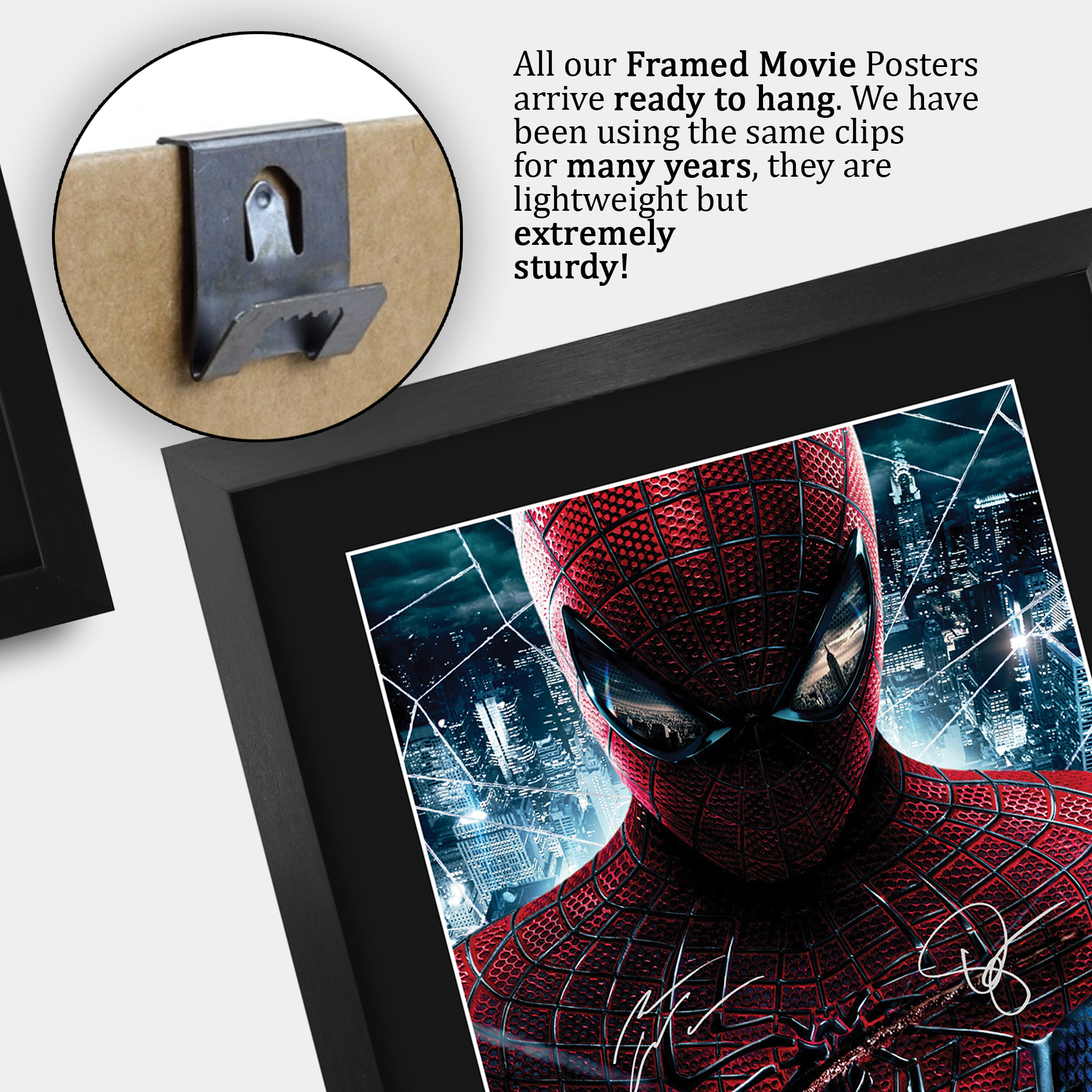 Amazing Spider-Man 1 Cool Gift Idea Printed Poster Framed Picture for Movie Fans - Picture 13 of 29