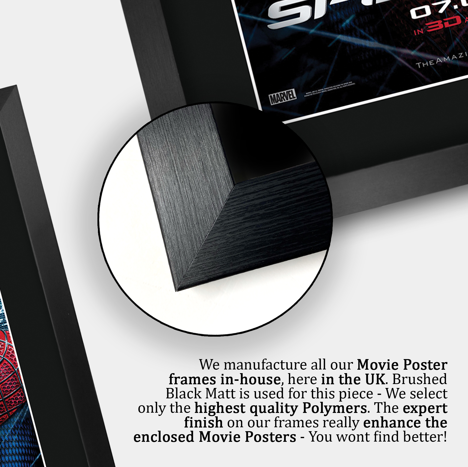 Amazing Spider-Man 1 Cool Gift Idea Printed Poster Framed Picture for Movie Fans - Picture 14 of 29