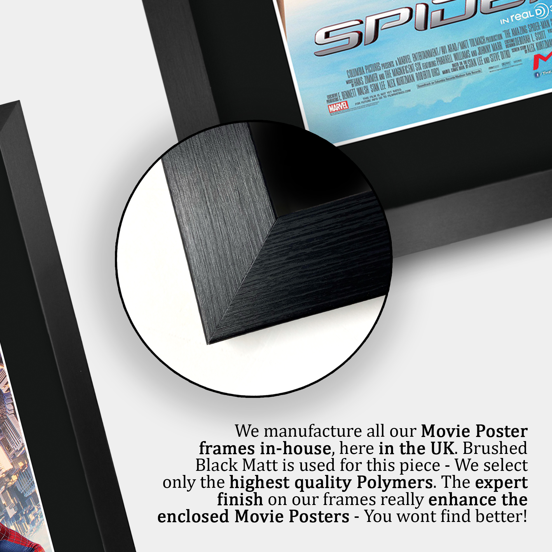 Amazing Spider-Man 1 Cool Gift Idea Printed Poster Framed Picture for Movie Fans - Picture 21 of 29