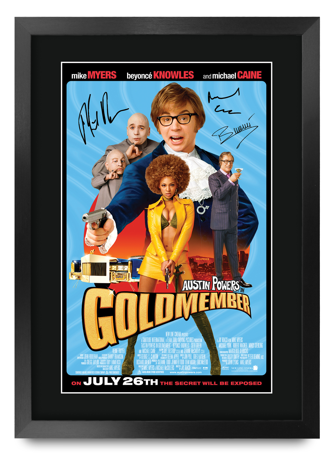 Austin Powers Mike Myers Idea Printed A3 Poster Signed Picture for Movie Fan