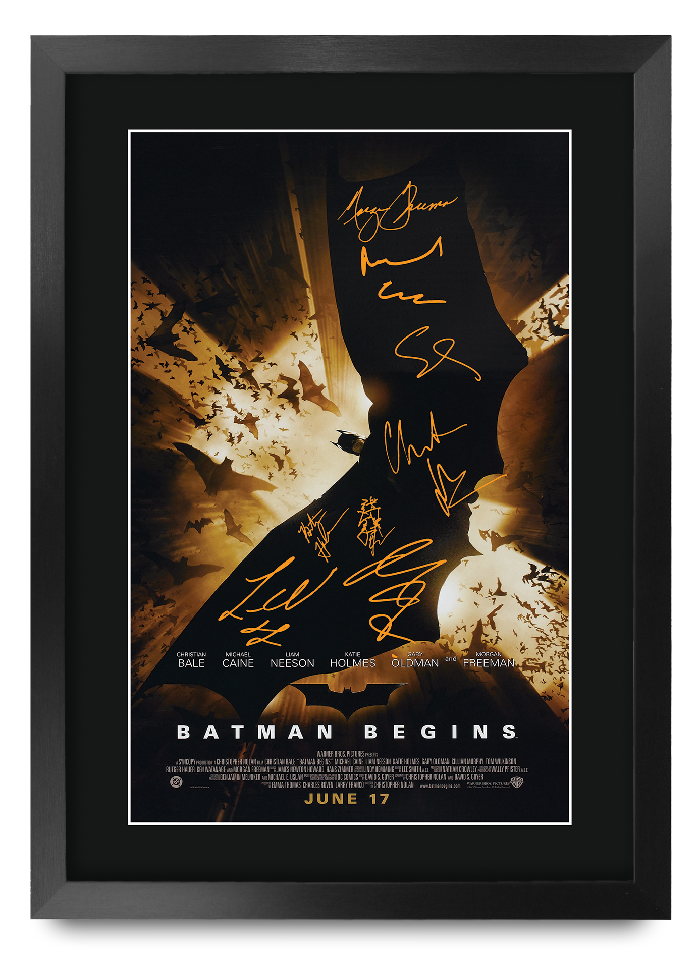 Batman Begins Excellent Gift Idea Printed Poster Framed Picture for Movie Fans - Picture 37 of 85