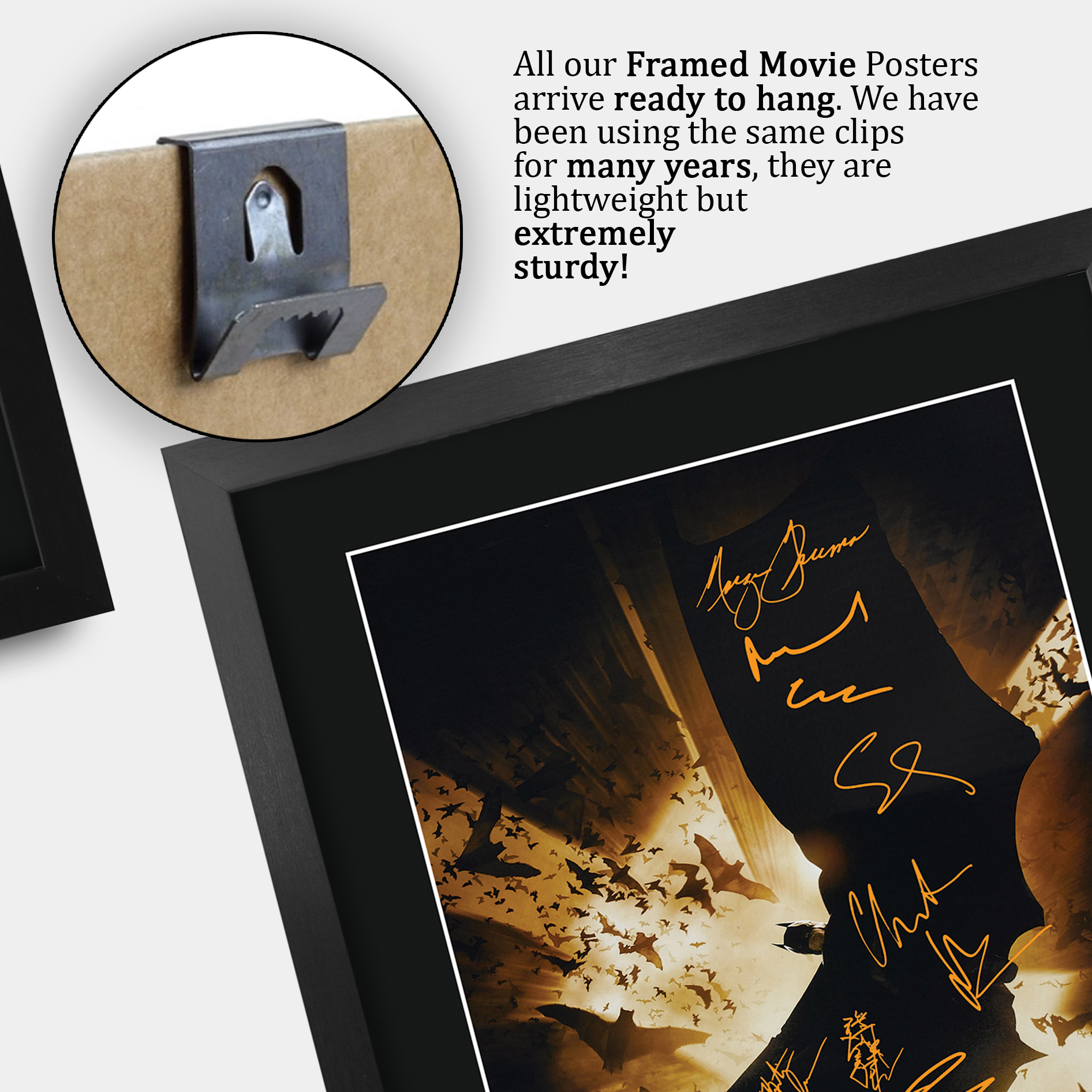 Batman Begins Excellent Gift Idea Printed Poster Framed Picture for Movie Fans - Picture 41 of 85