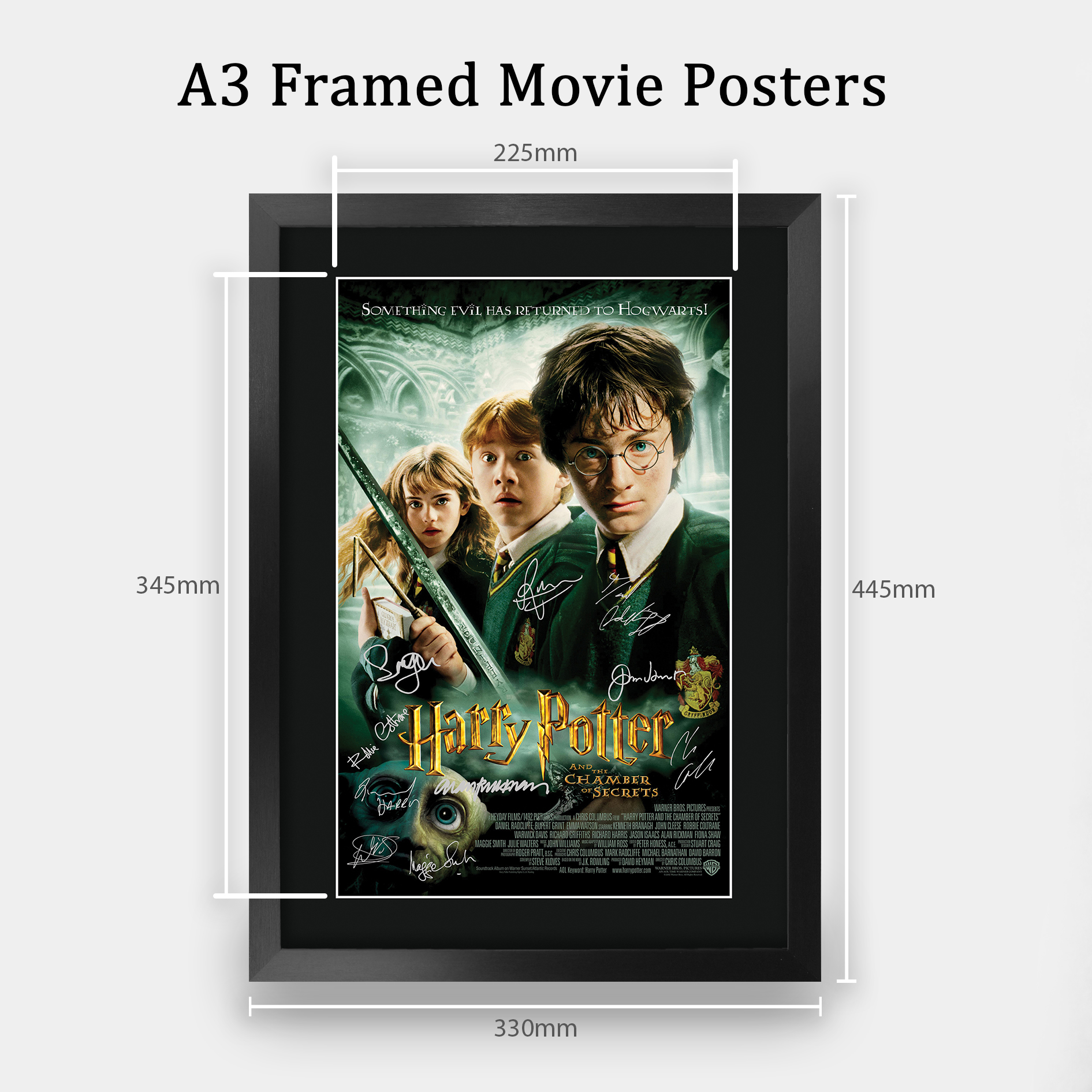 Harry Potter Movie Collection Framed Signed Movie A3 Posters Autographs Prints - Picture 88 of 143