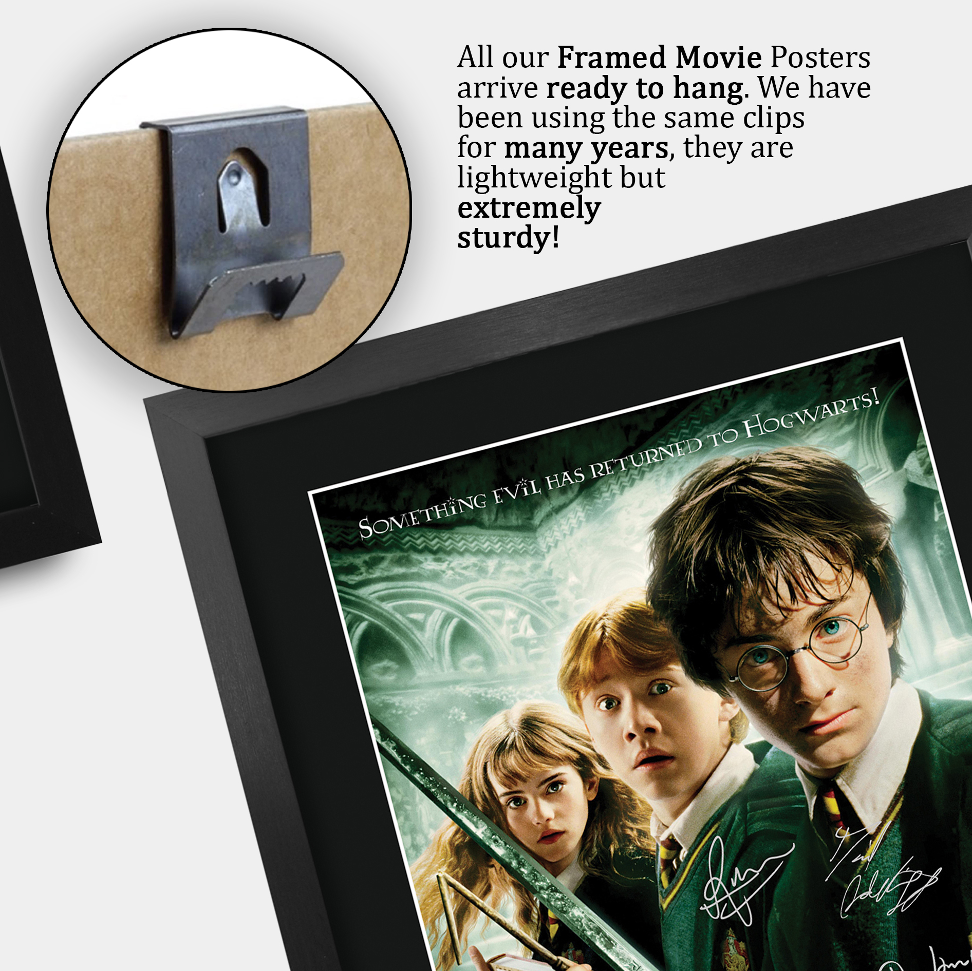 Harry Potter Movie Collection Framed Signed Movie A3 Posters Autographs Prints - Picture 91 of 143