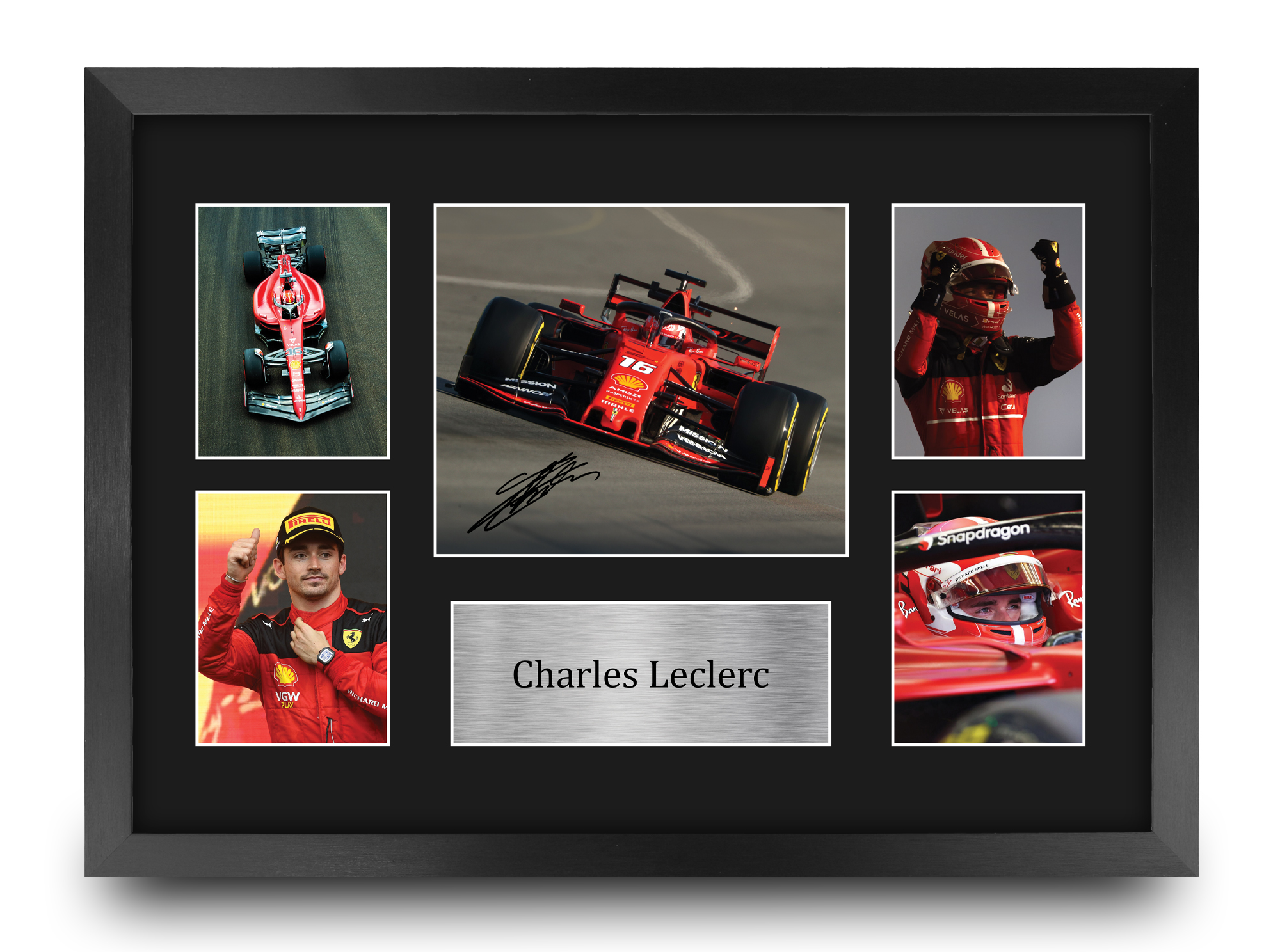 Charles Leclerc ottima idea regalo stampe fotografiche incorniciate per appassionati di F1 Formula 1 - Foto 17 di 31