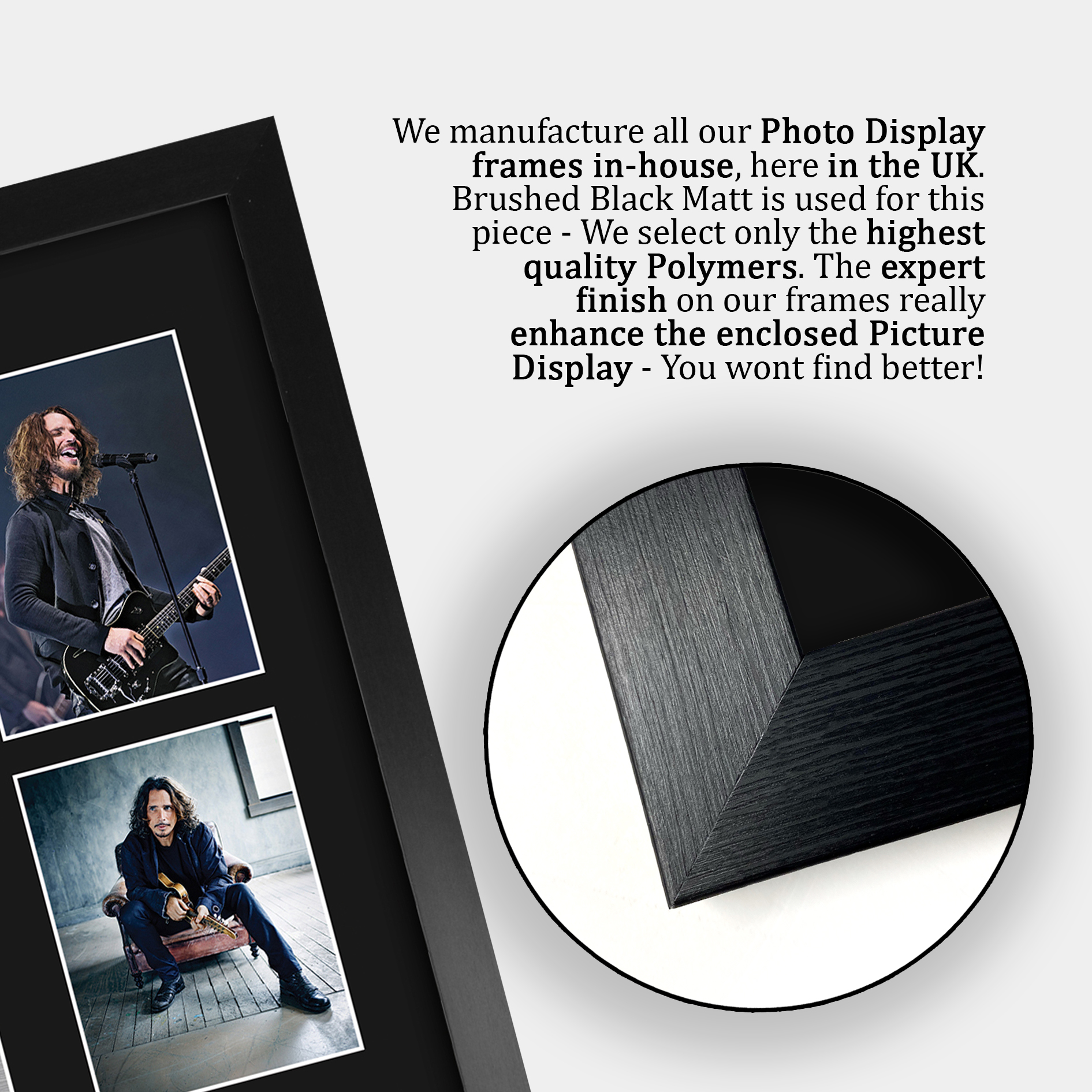 Chris Cornell signiertes vorgedrucktes Autogramm A4 Fotogeschenk für einen Soundgarden Fan - Bild 23 von 24