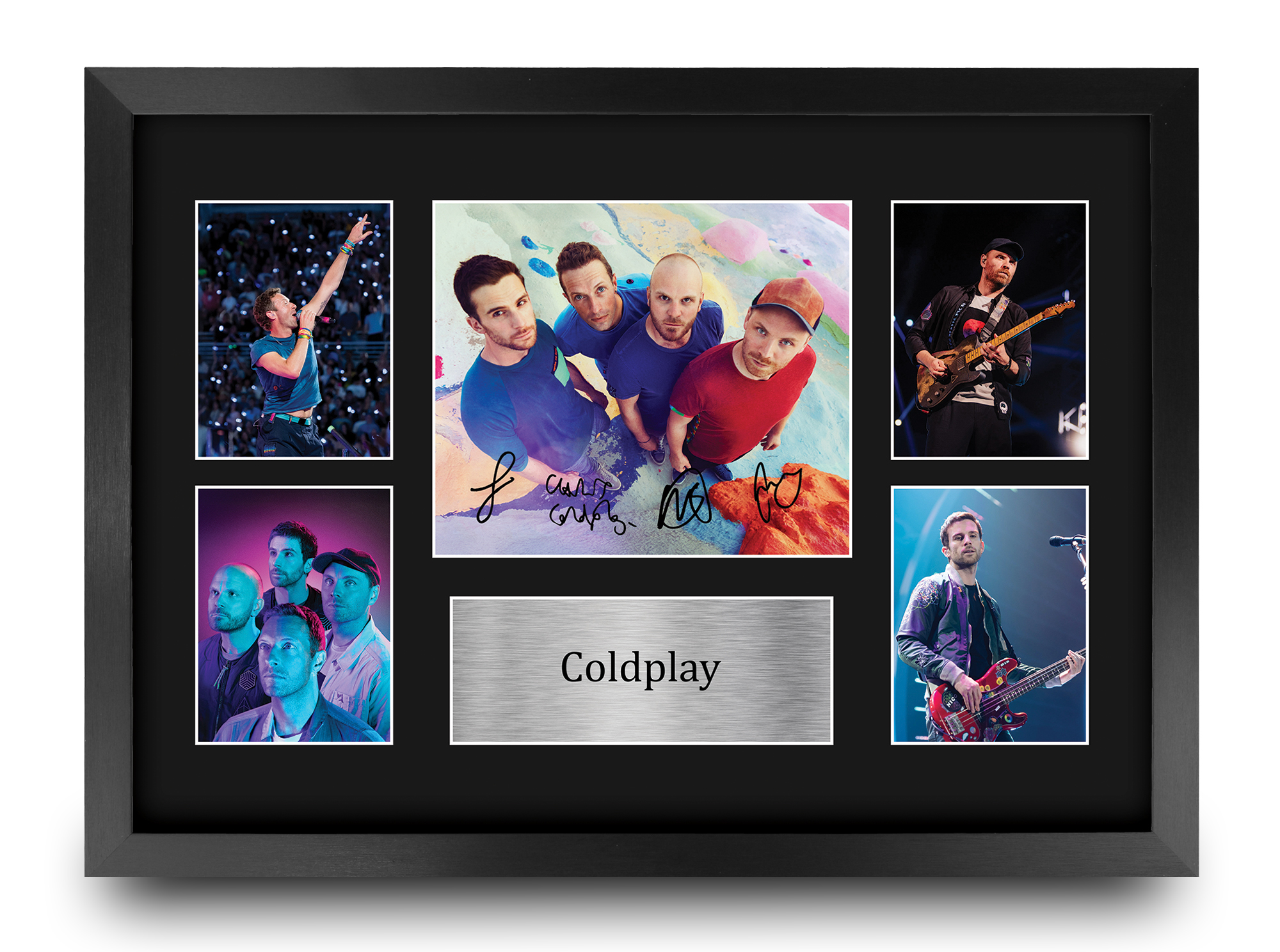 Coldplay Signed Pre Printed Autograph A4 Photo Gift For a Rock Fan | eBay