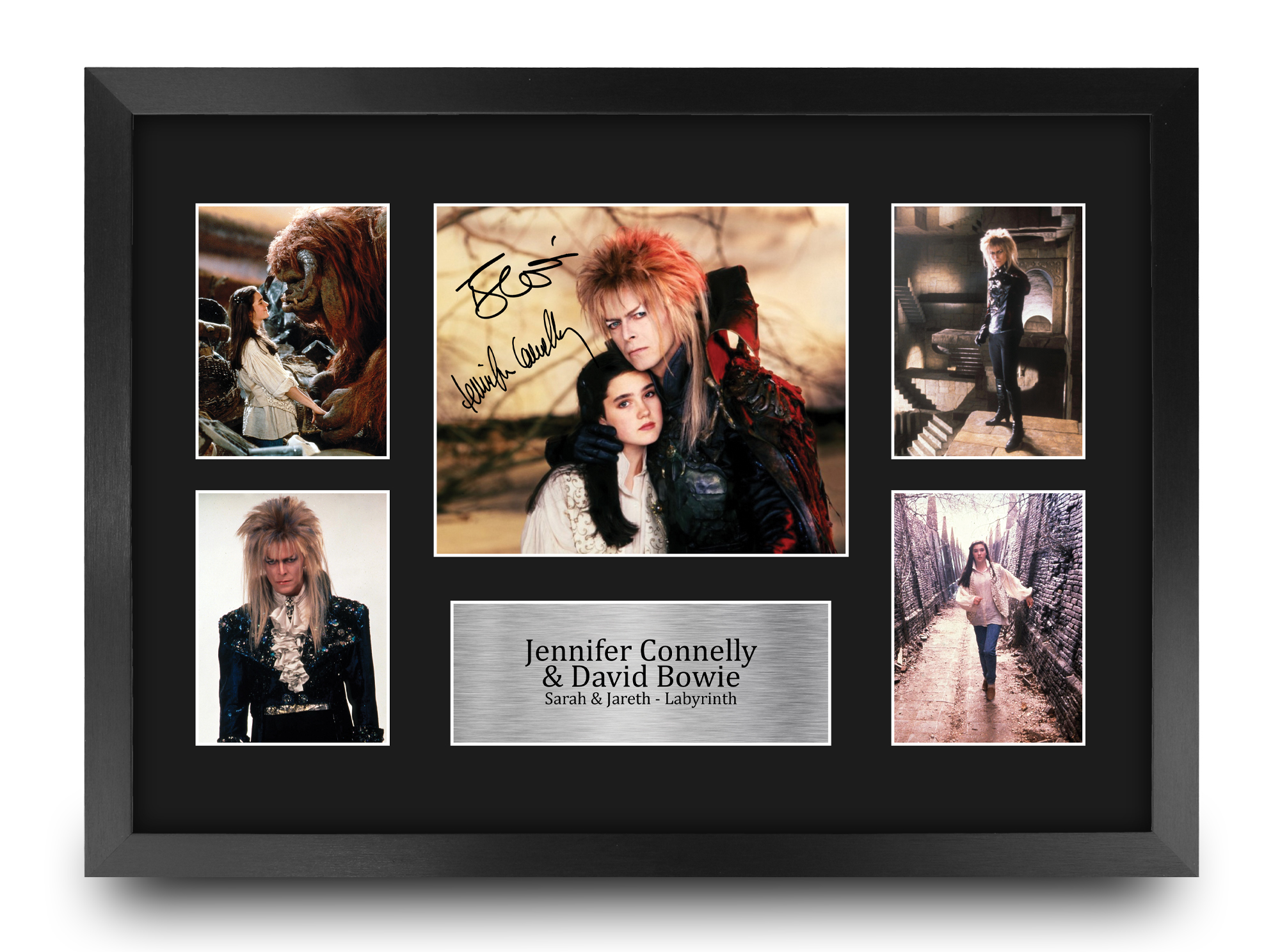 Labyrinth Ideal Gift Printed Framed Autograph Picture to Movie Memorabilia Fans - Picture 9 of 45