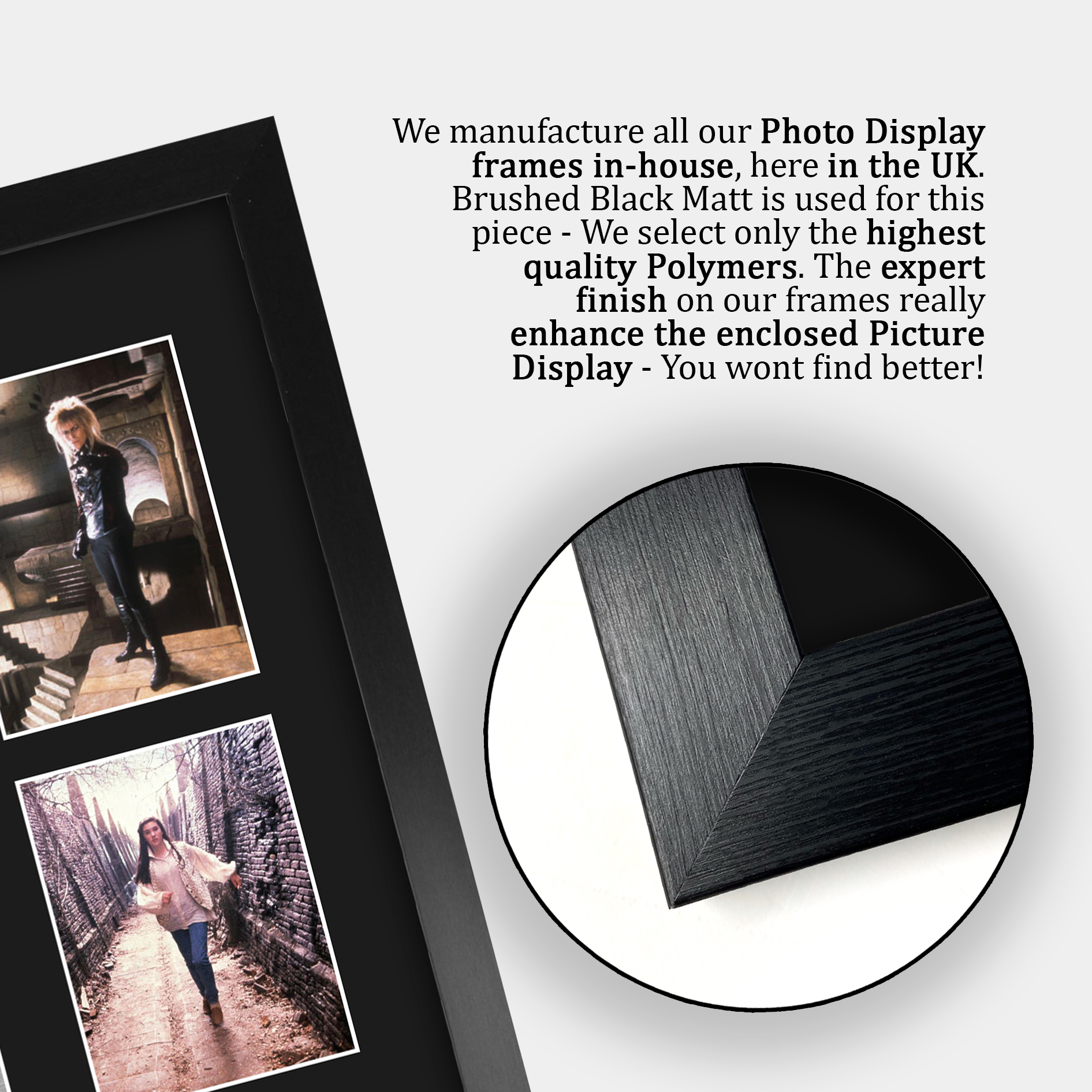 Labyrinth Ideal Gift Printed Framed Autograph Picture to Movie Memorabilia Fans - Picture 14 of 45