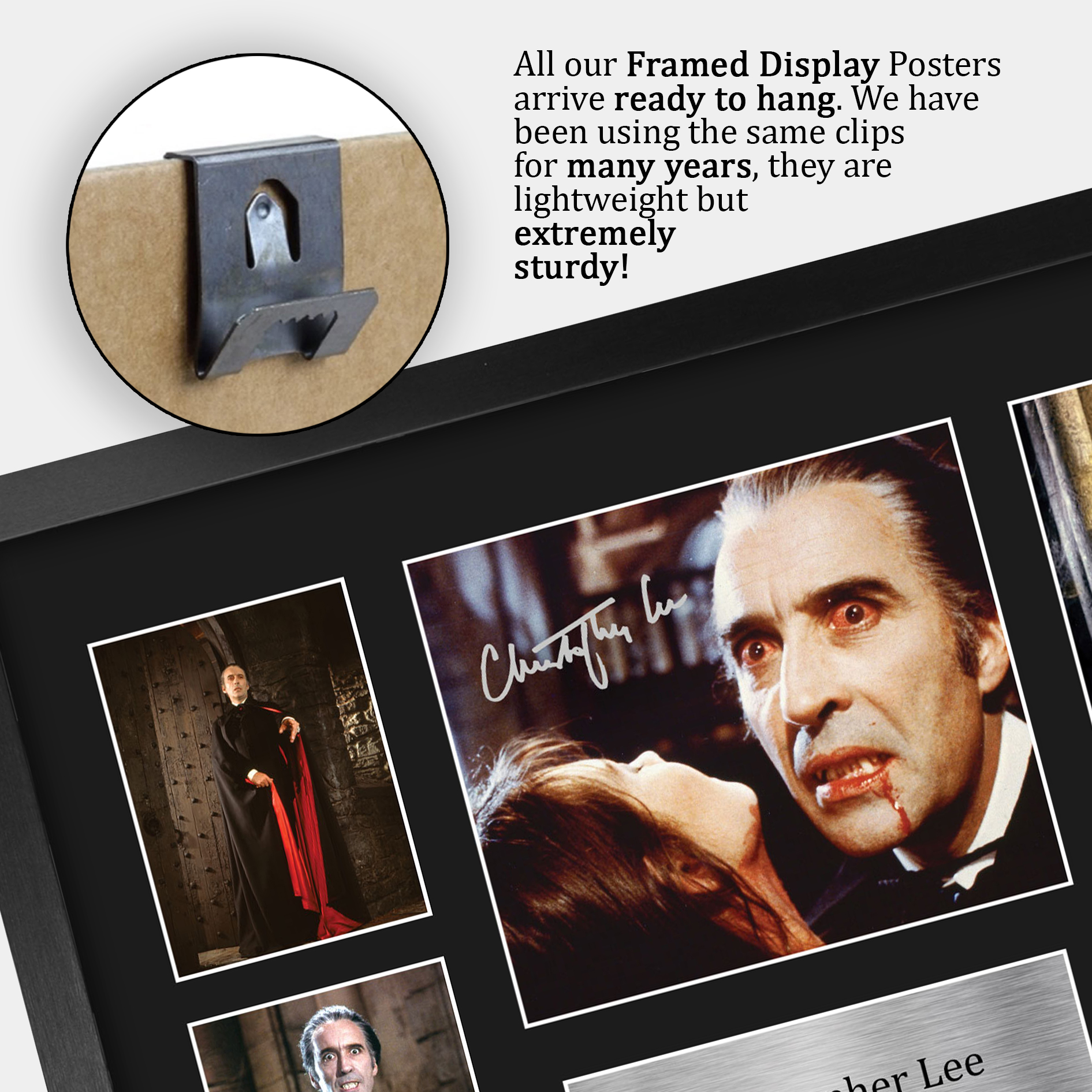 Christopher Lee Dracula Gift Idea Signed Autograph A4 Picture Print to Movie Fan - Picture 22 of 24