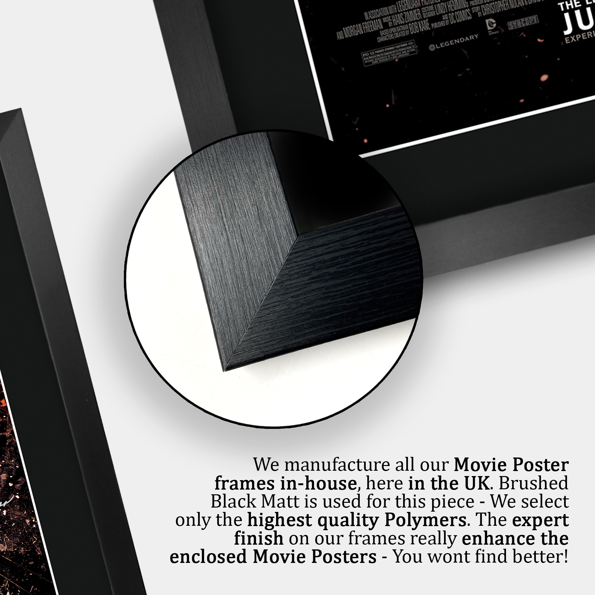 Batman Begins Excellent Gift Idea Printed Poster Framed Picture for Movie Fans - Picture 28 of 85