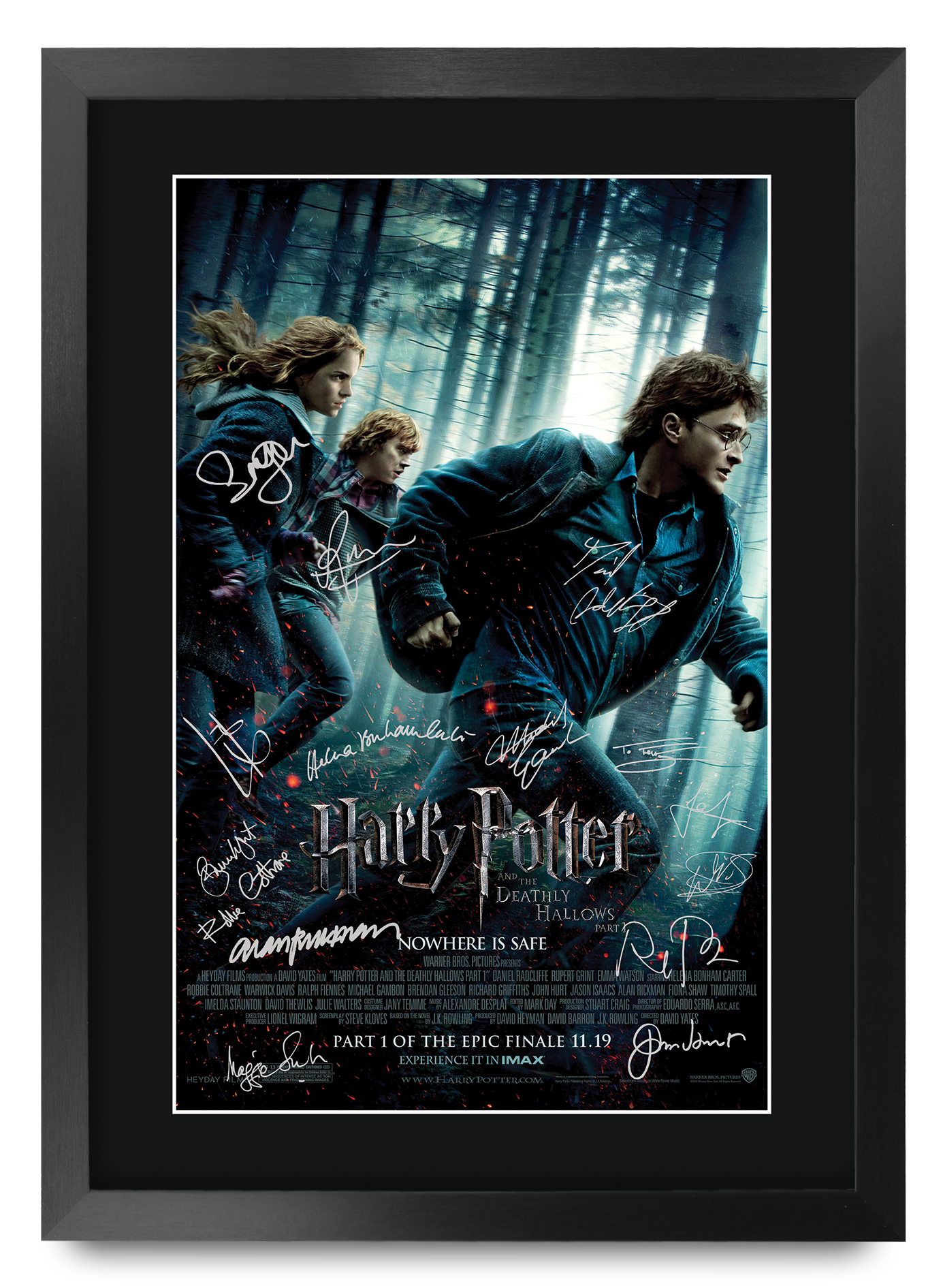 Harry Potter Movie Collection Framed Signed Movie A3 Posters Autographs Prints - Picture 80 of 143