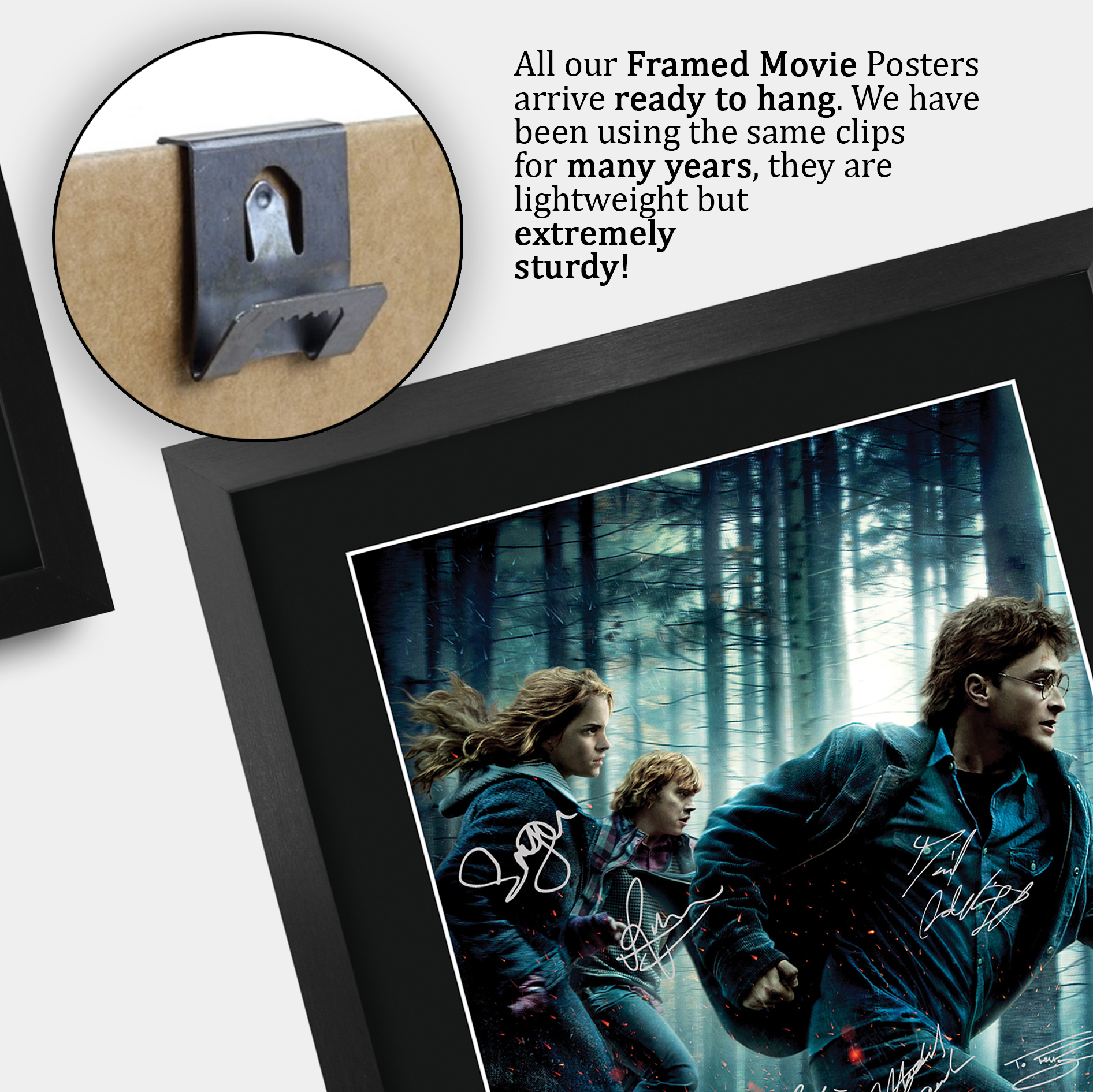 Harry Potter Movie Collection Framed Signed Movie A3 Posters Autographs Prints - Picture 84 of 143