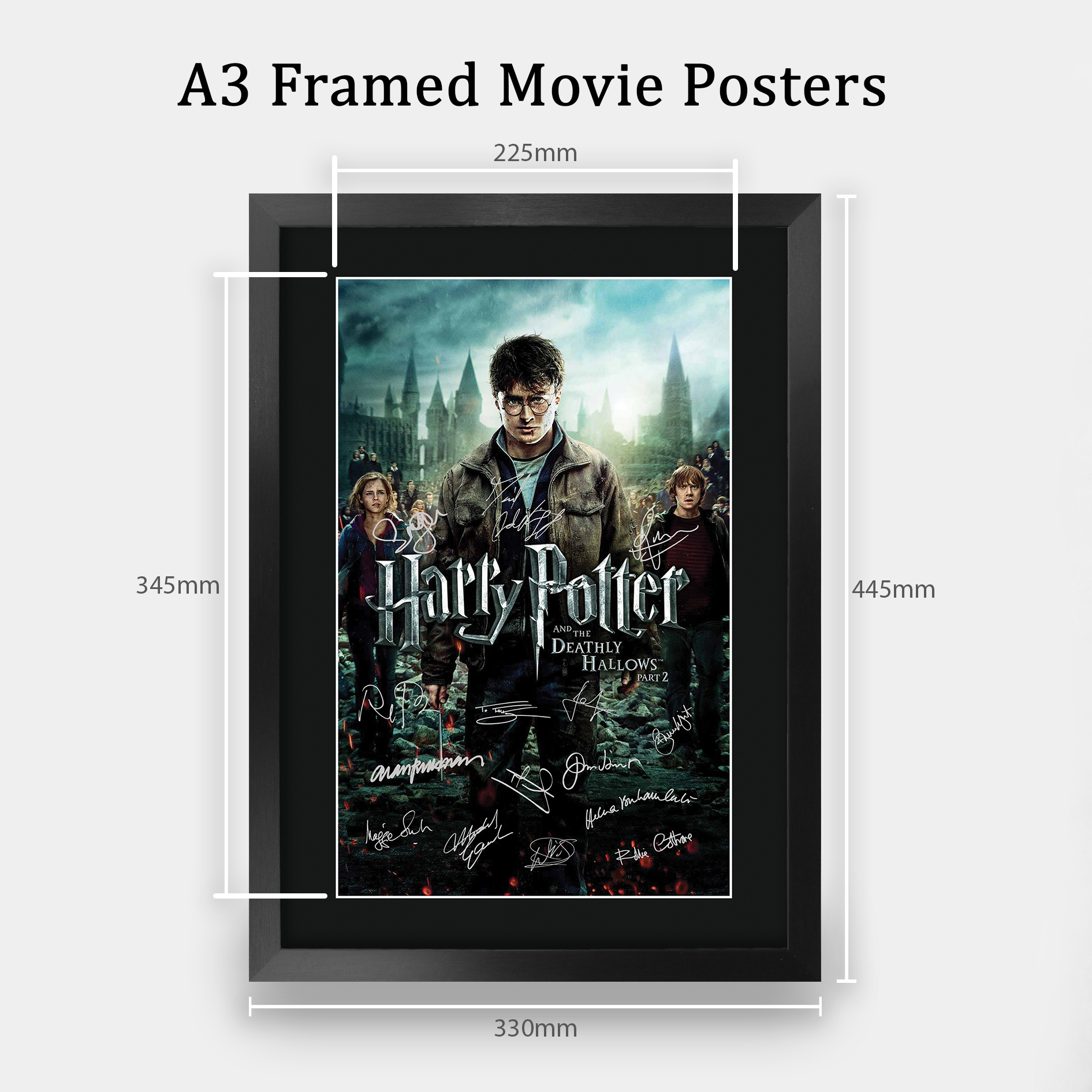 Harry Potter Movie Collection Framed Signed Movie A3 Posters Autographs Prints - Picture 52 of 143