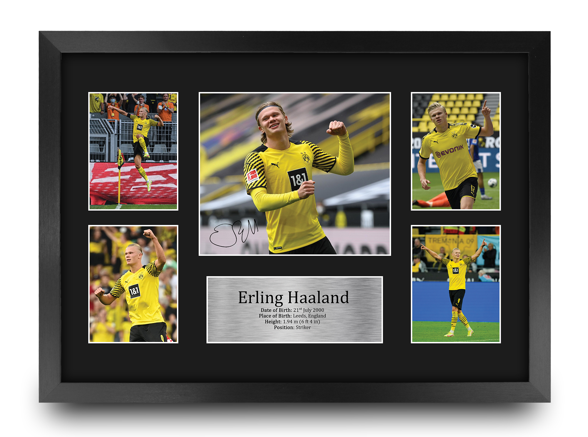Erling Haaland A4 Borussia Dortmund Printed Autographed Picture for Football Fan - Picture 18 of 24
