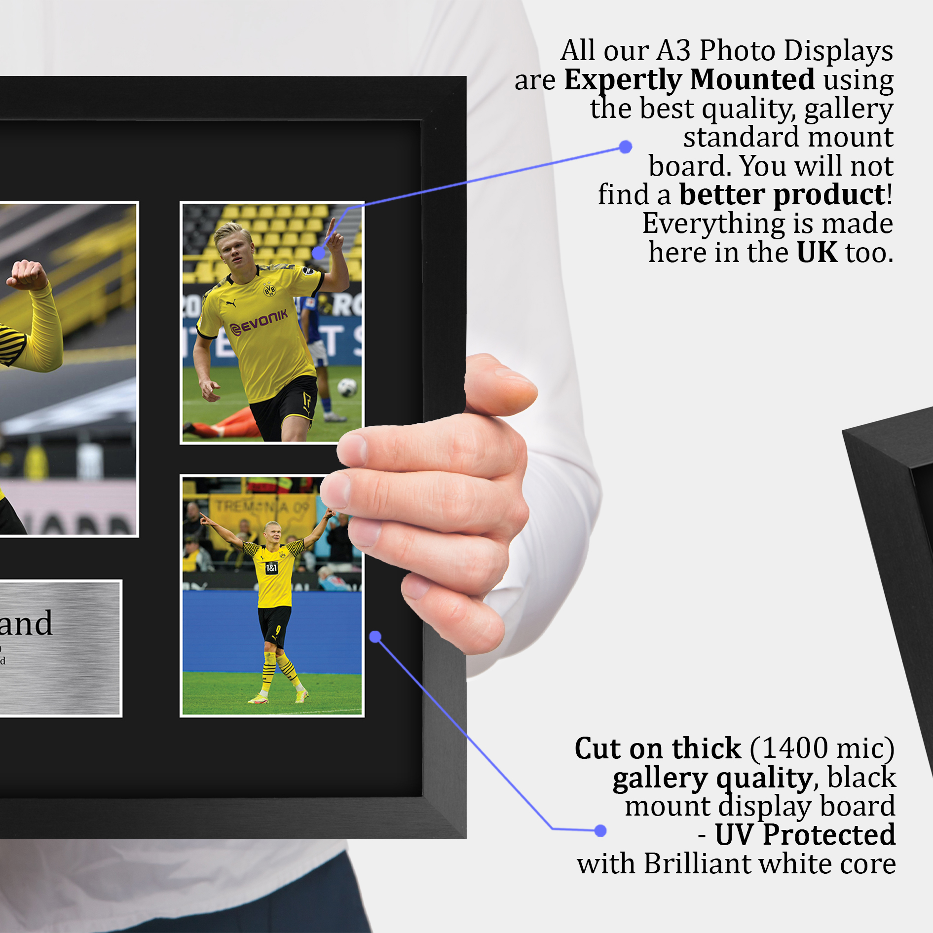 Erling Haaland A4 Borussia Dortmund Printed Autographed Picture for Football Fan - Picture 21 of 24