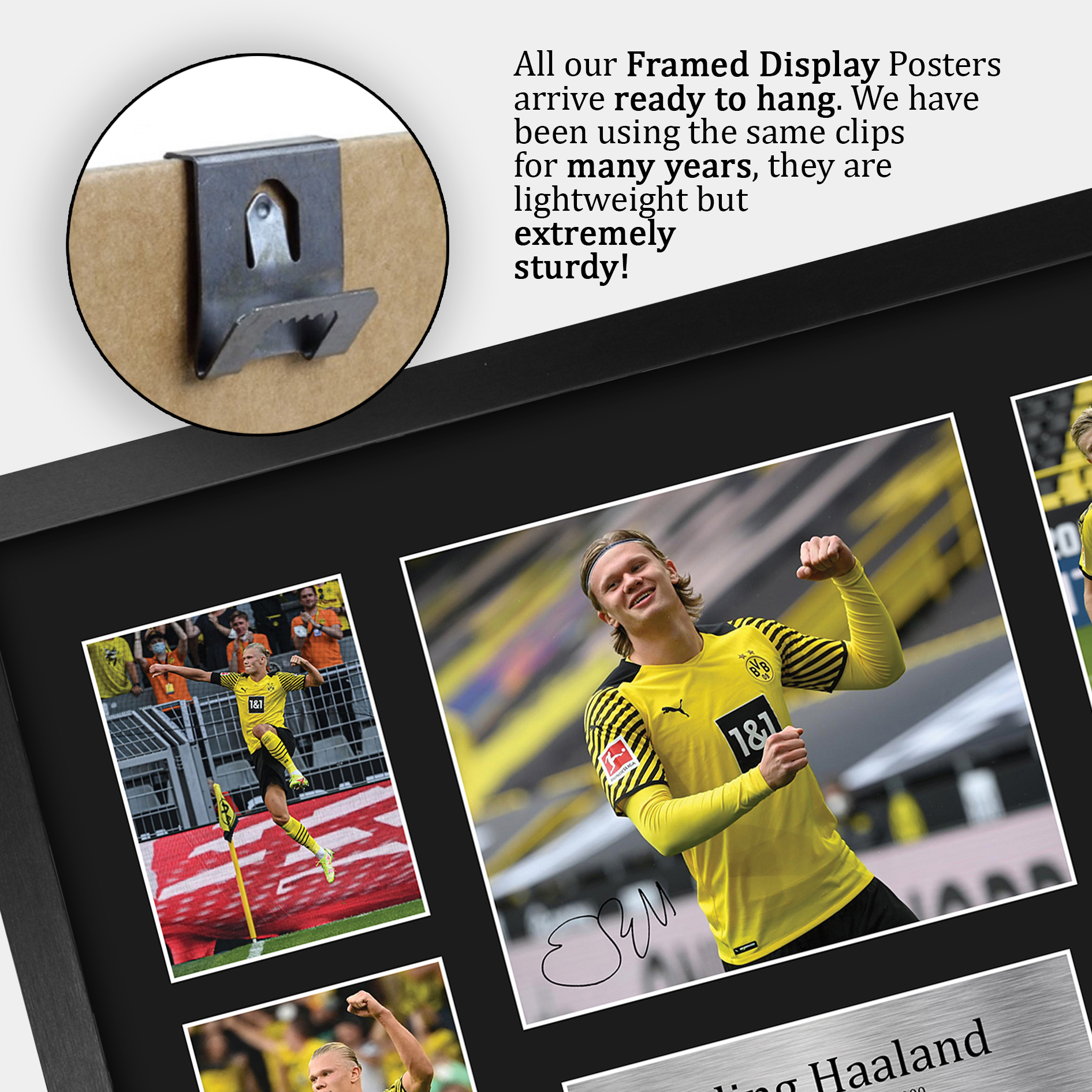 Erling Haaland A4 Borussia Dortmund Printed Autographed Picture for Football Fan - Picture 22 of 24