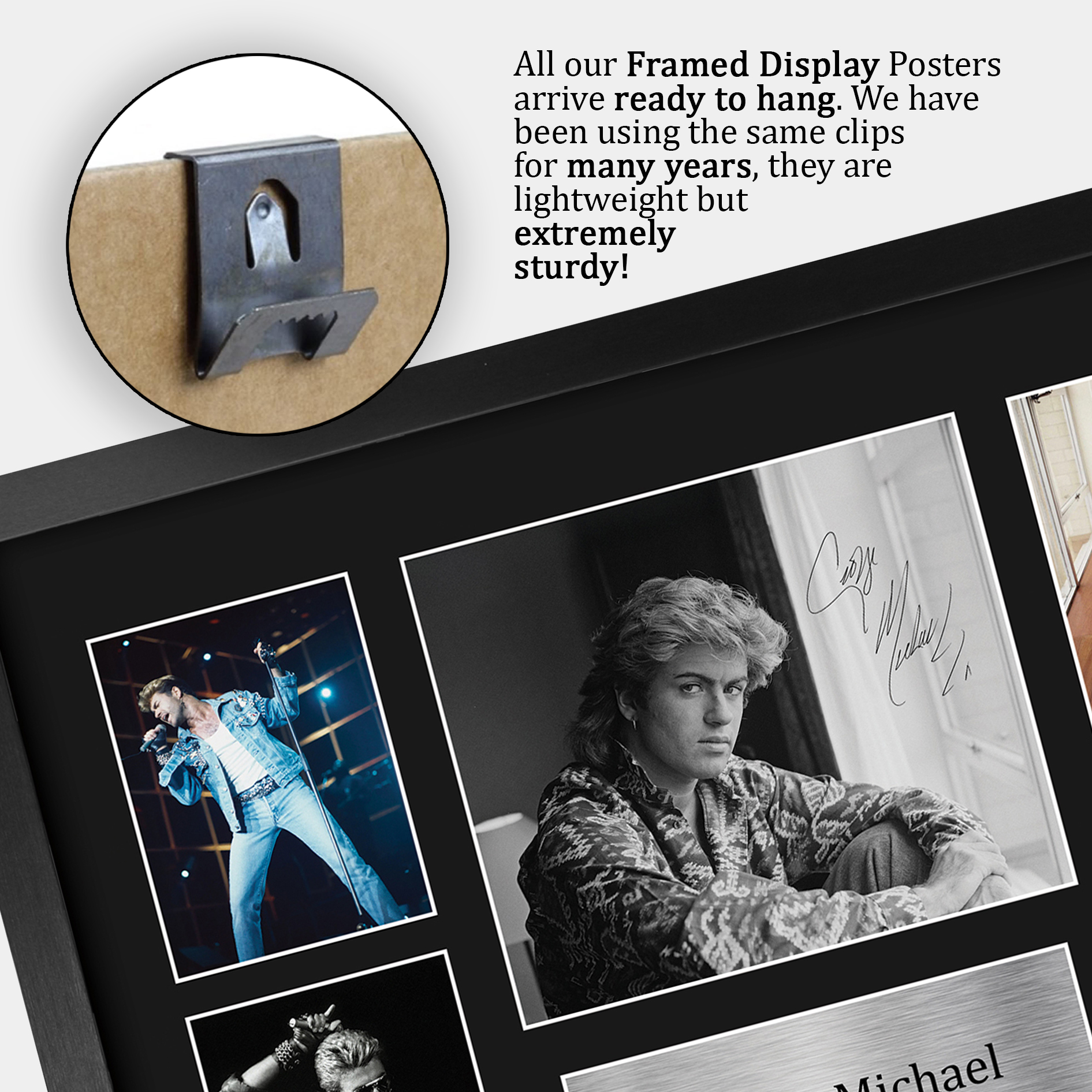 George Michael Signed Pre Printed Autograph A4 Photo Gift For a Pop Fan - Bild 22 von 31