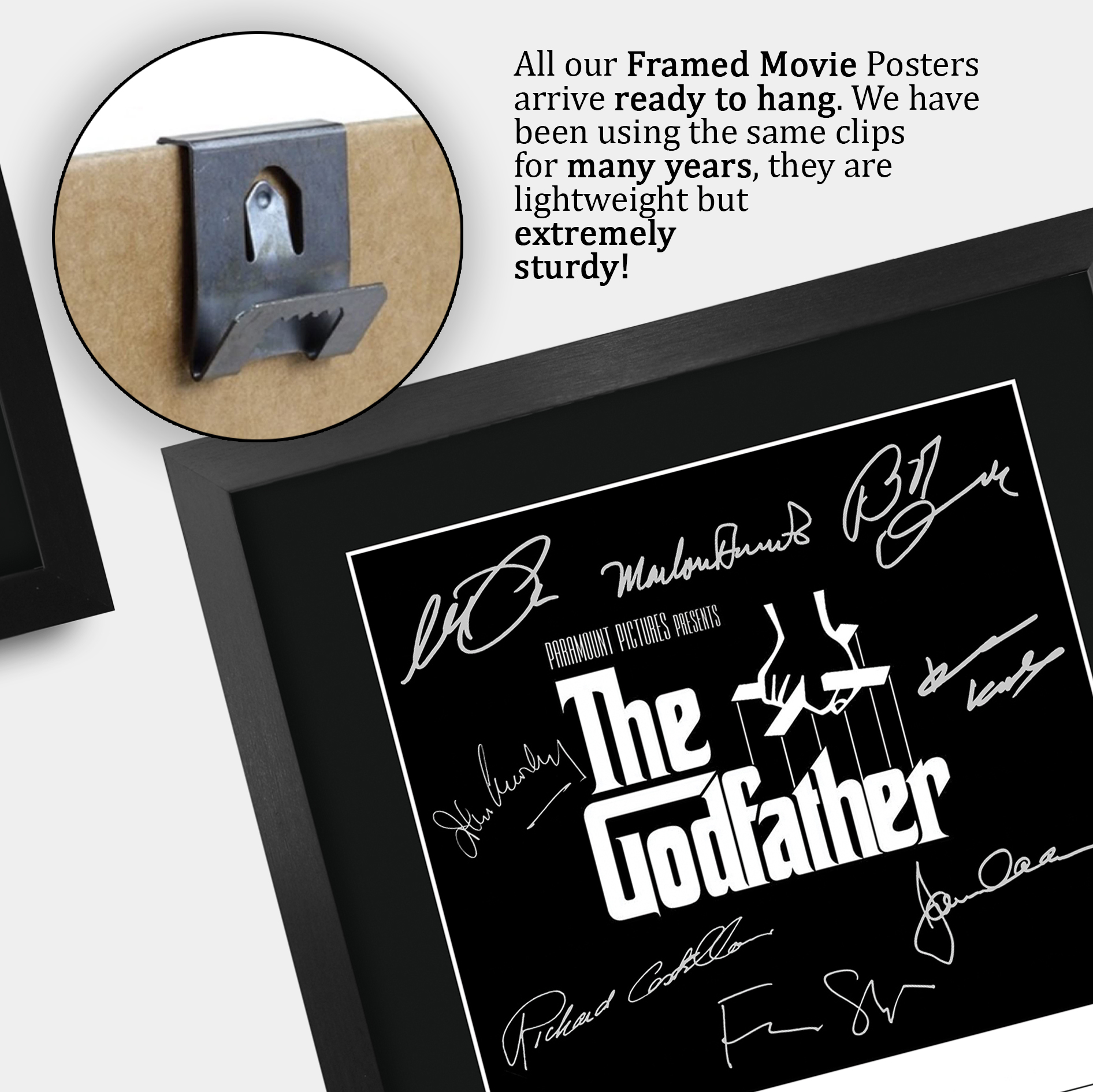 The Godfather Excellent Gift Idea Framed Autograph Picture Print to Movie Fans - Picture 20 of 57