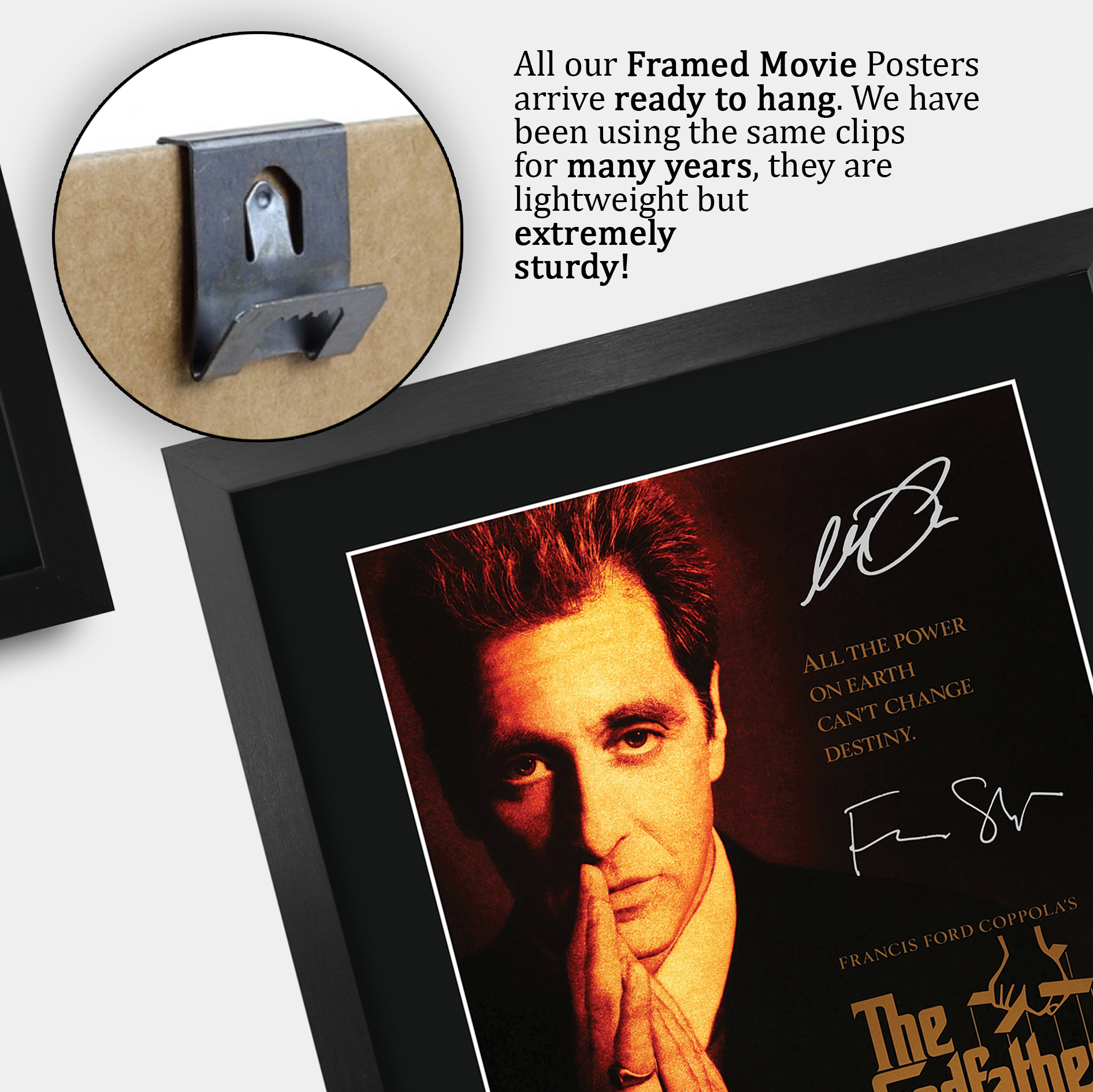 The Godfather Excellent Gift Idea Framed Autograph Picture Print to Movie Fans - Picture 55 of 57